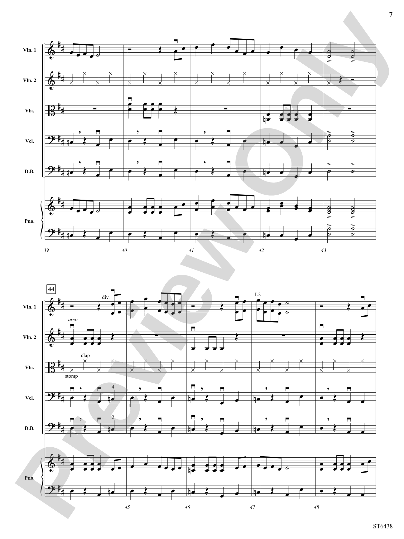 Stomp It!: String Orchestra Conductor Score & Parts