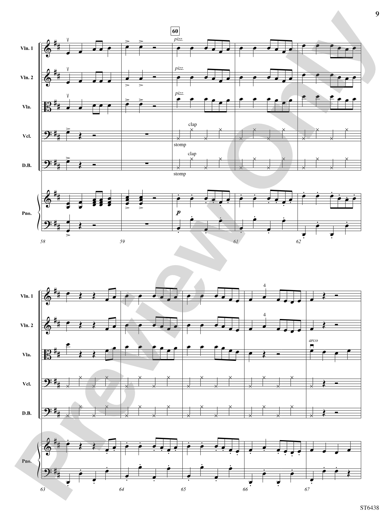 Stomp It!: String Orchestra Conductor Score & Parts