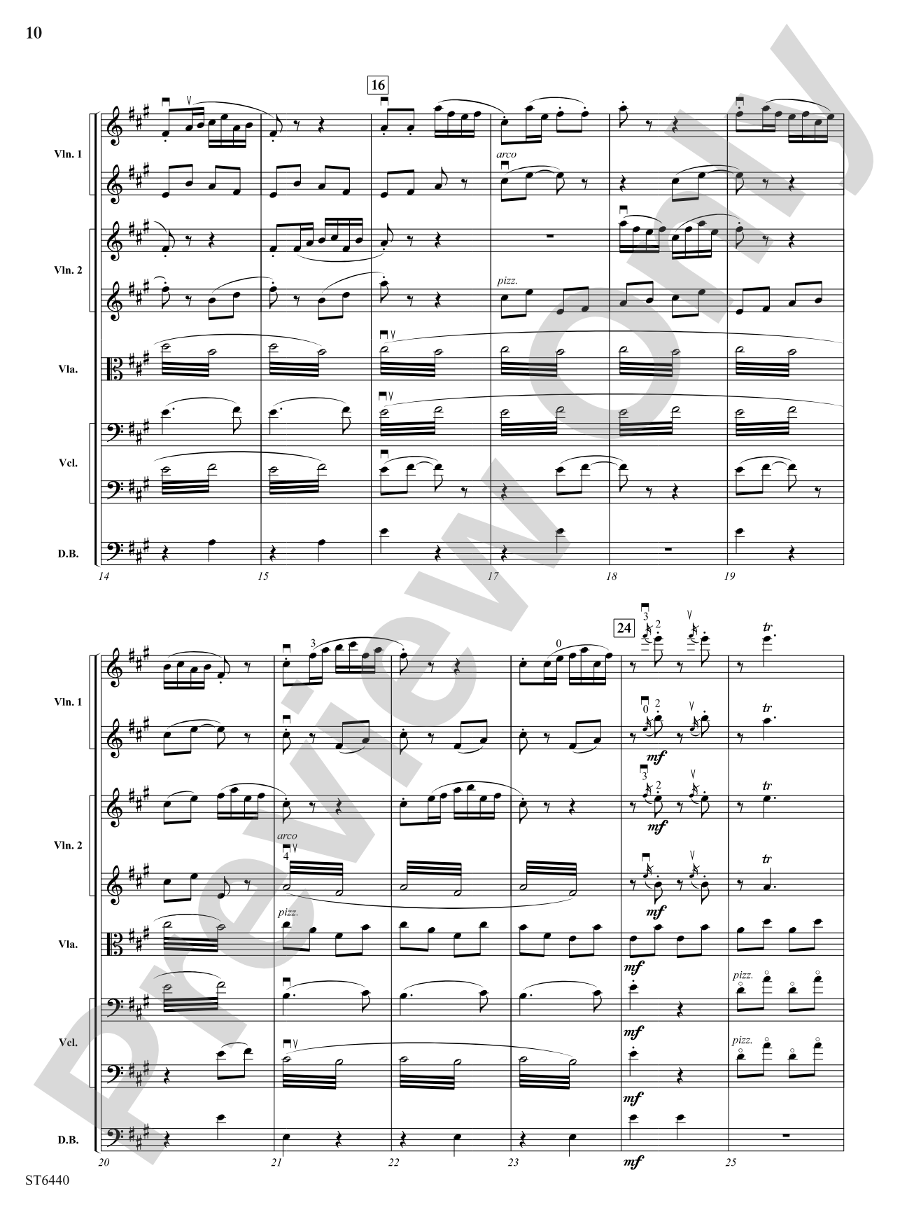 Mother Goose Suite: String Orchestra Conductor Score & Parts
