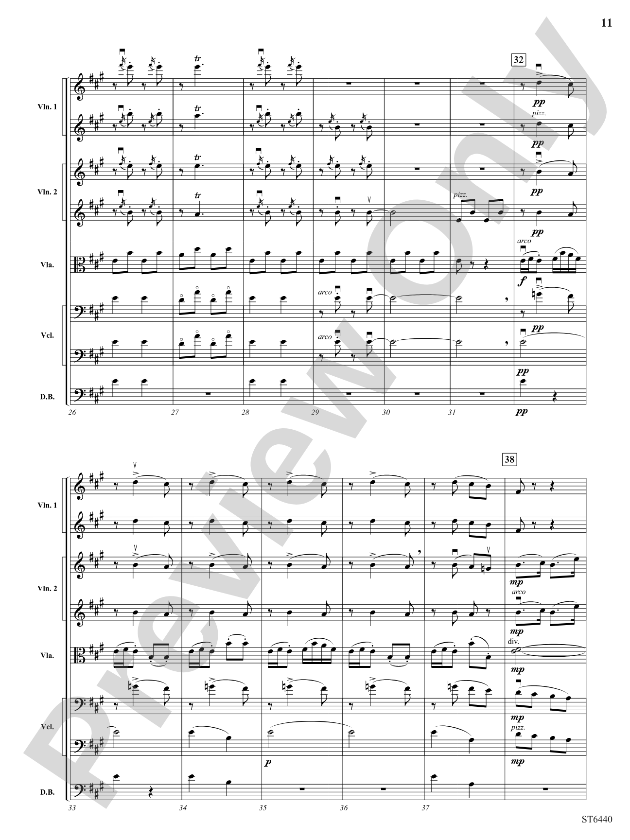 Mother Goose Suite: String Orchestra Conductor Score & Parts