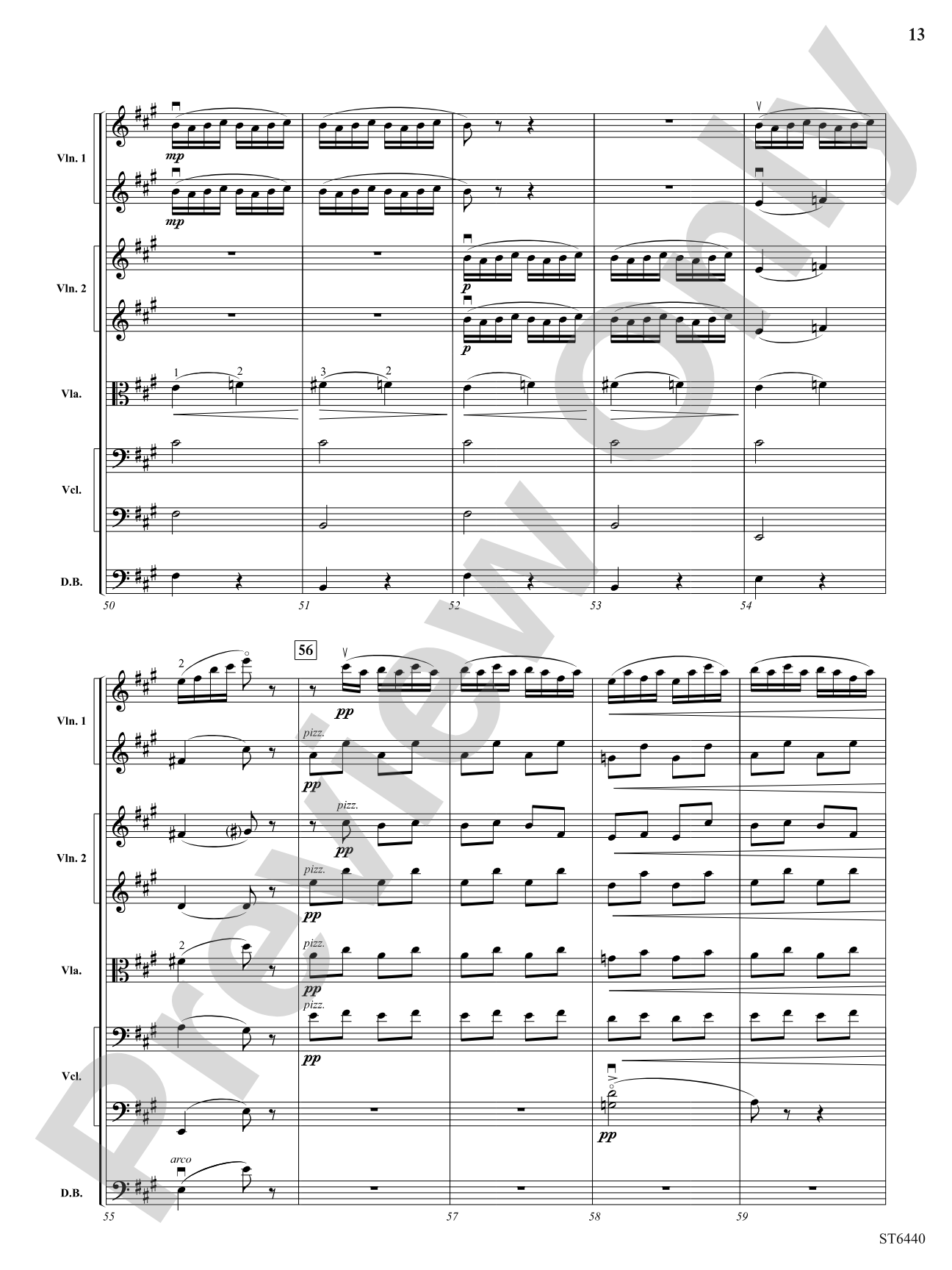 Mother Goose Suite: String Orchestra Conductor Score & Parts