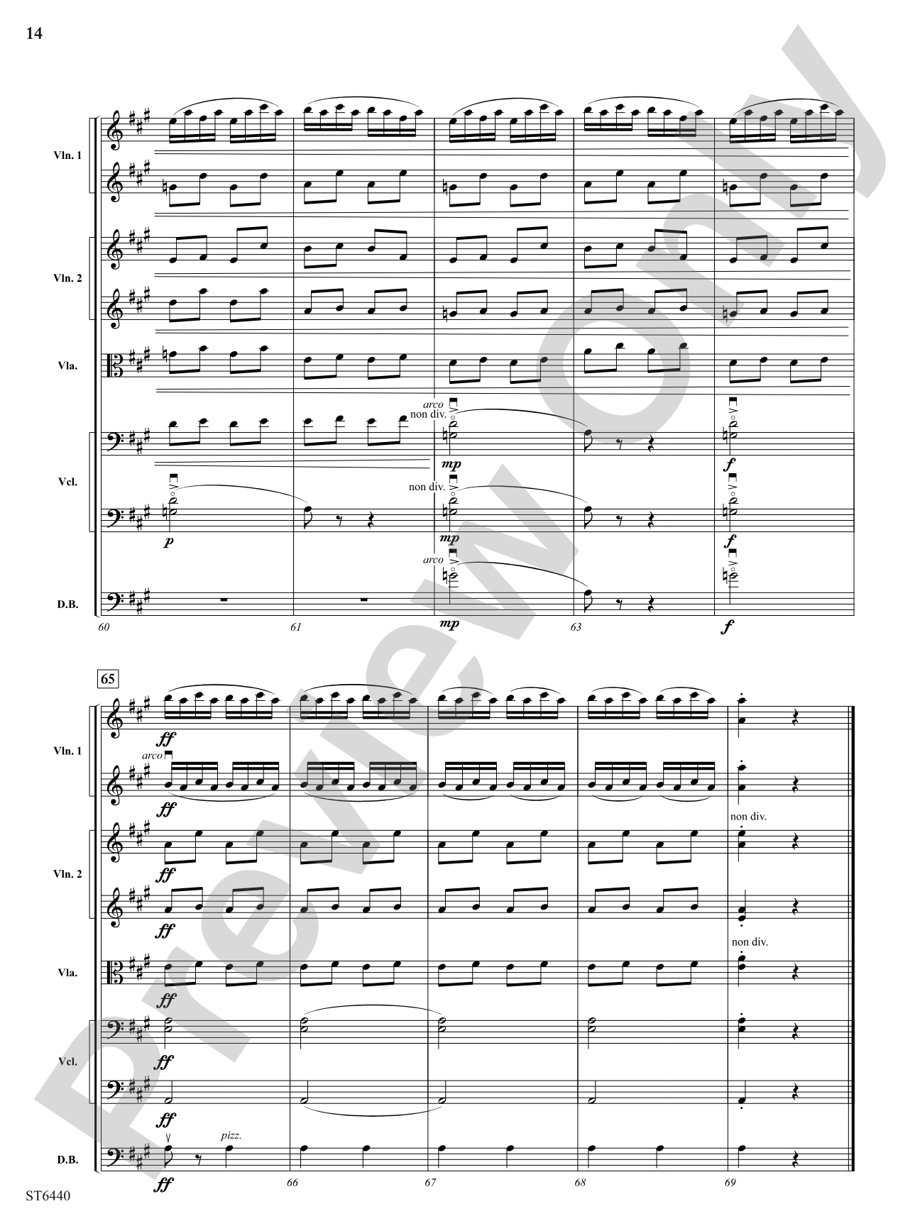 Mother Goose Suite: String Orchestra Conductor Score & Parts