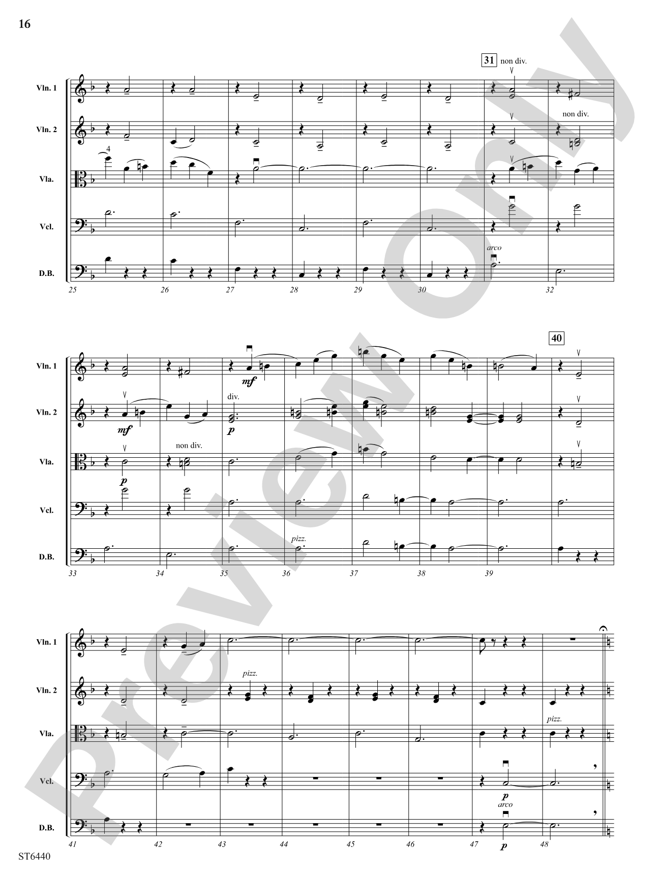 Mother Goose Suite: String Orchestra Conductor Score & Parts