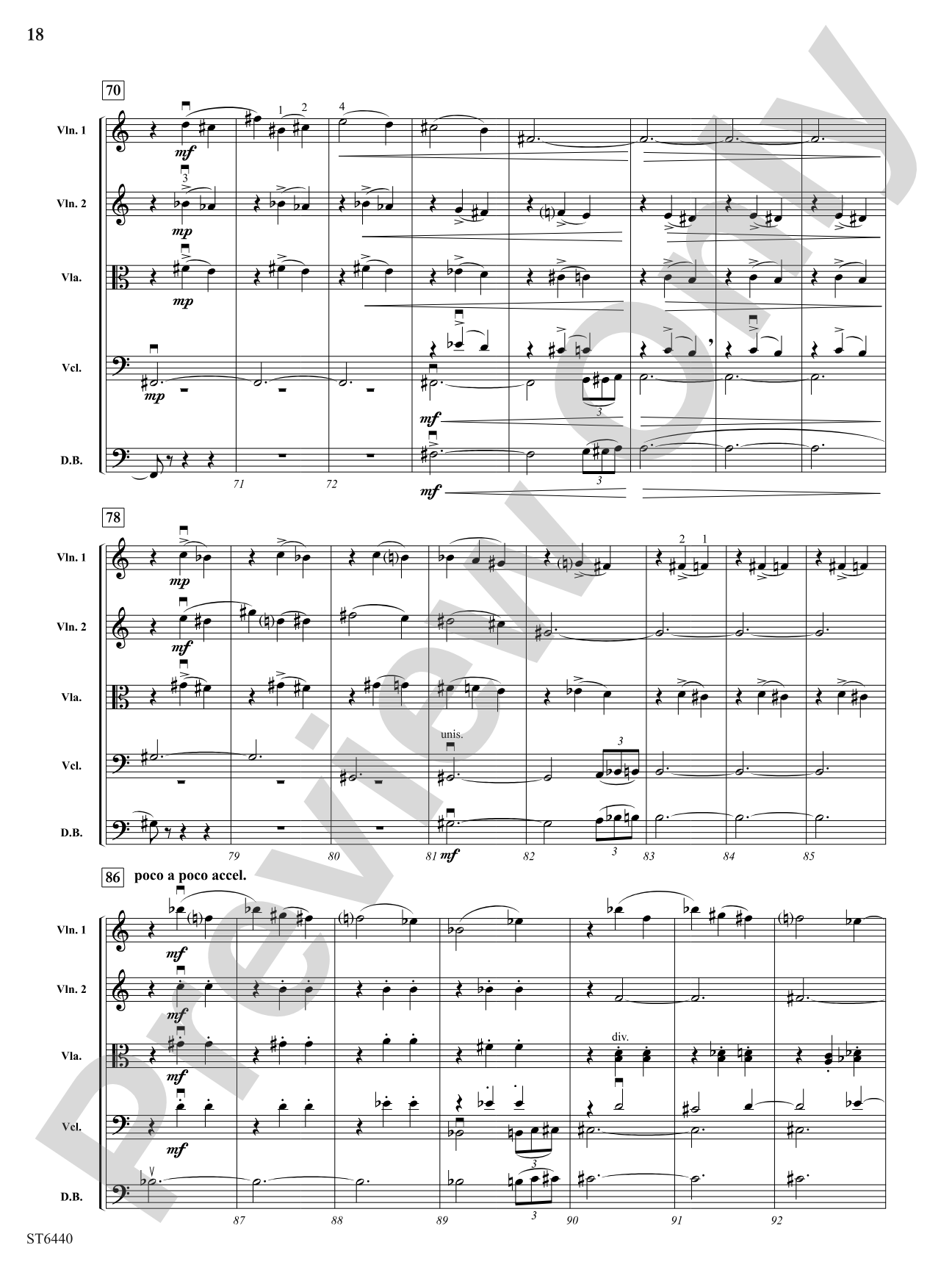 Mother Goose Suite: String Orchestra Conductor Score & Parts