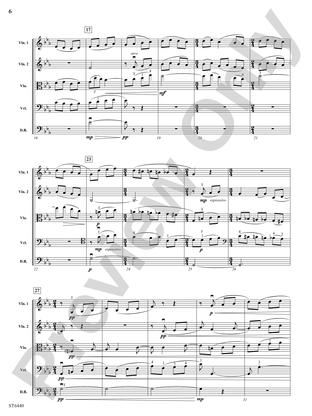 Mother Goose Suite: String Orchestra Conductor Score & Parts