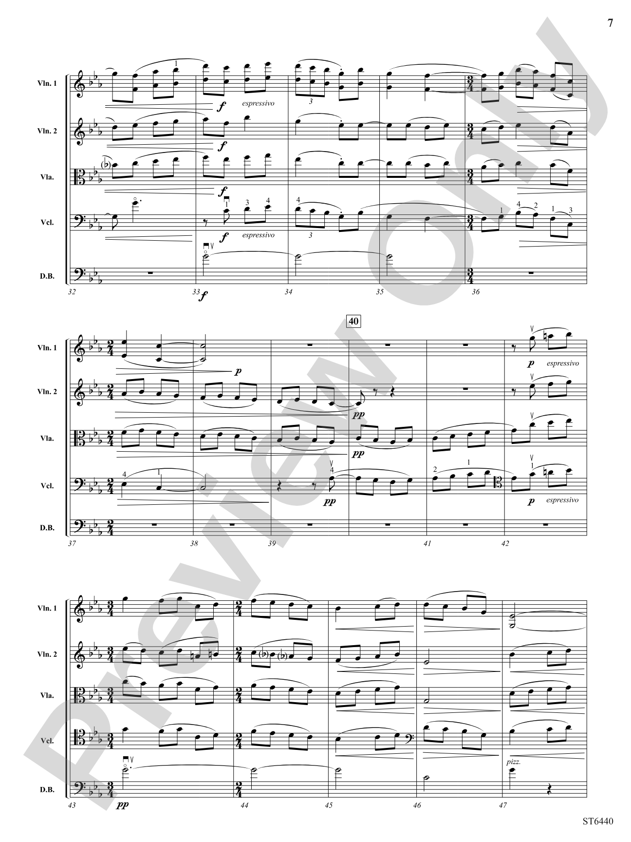 Mother Goose Suite: String Orchestra Conductor Score & Parts