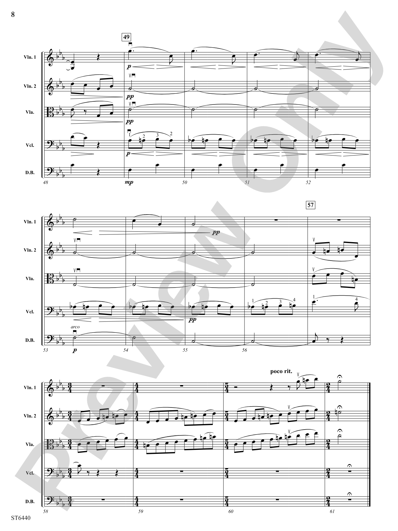 Mother Goose Suite: String Orchestra Conductor Score & Parts