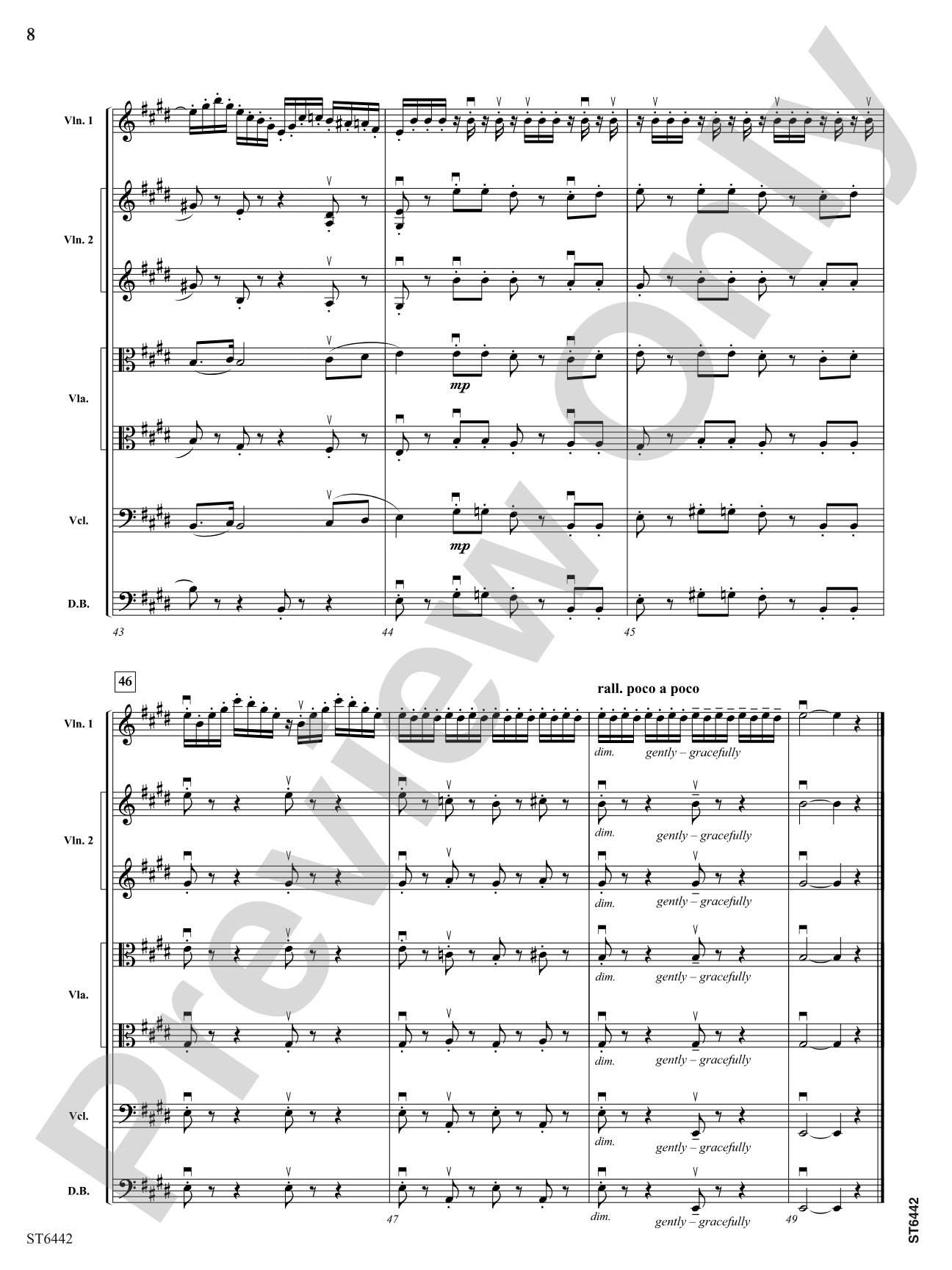 Preludio to La Traviata: String Orchestra Conductor Score & Parts