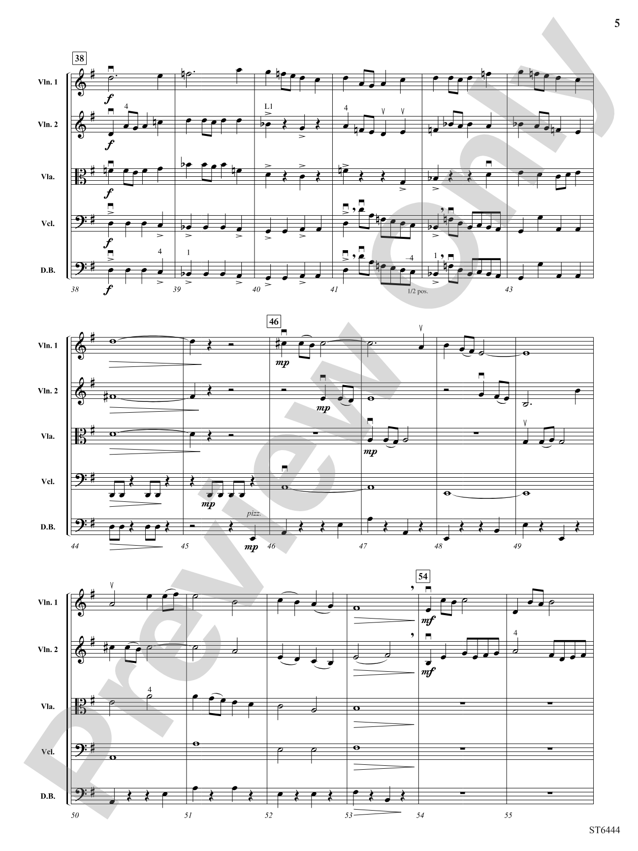 Echelon: String Orchestra Conductor Score & Parts