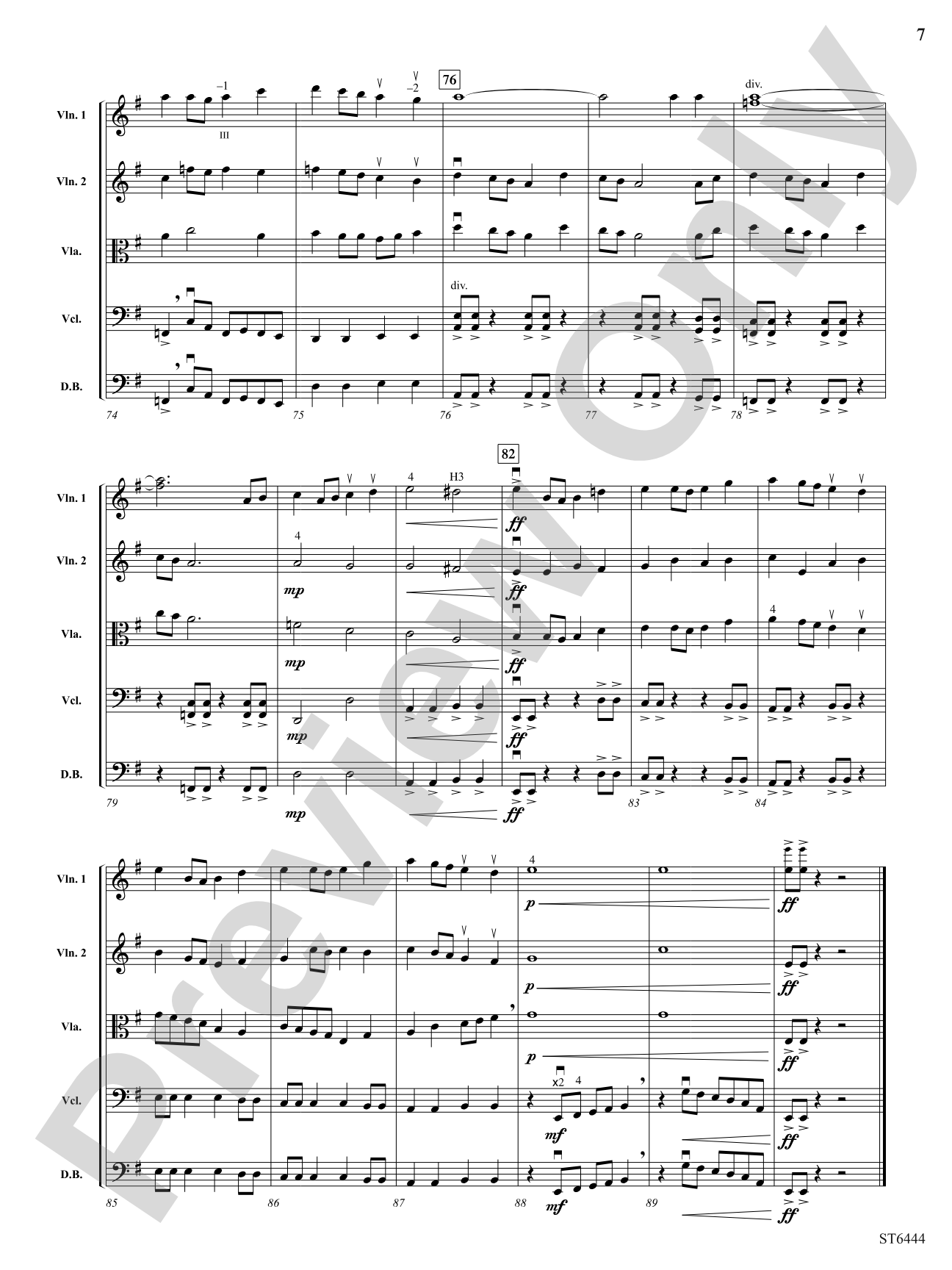 Echelon: String Orchestra Conductor Score & Parts