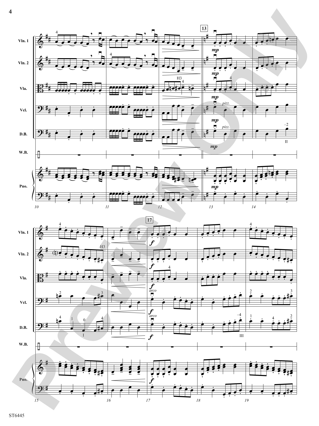 Arre Borriquito: String Orchestra Conductor Score & Parts