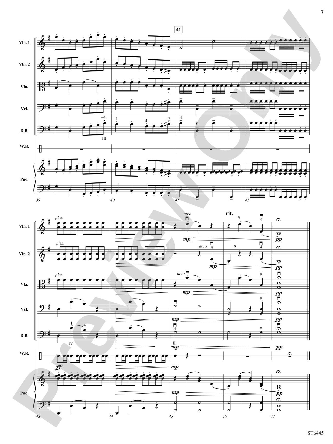 Arre Borriquito: String Orchestra Conductor Score & Parts