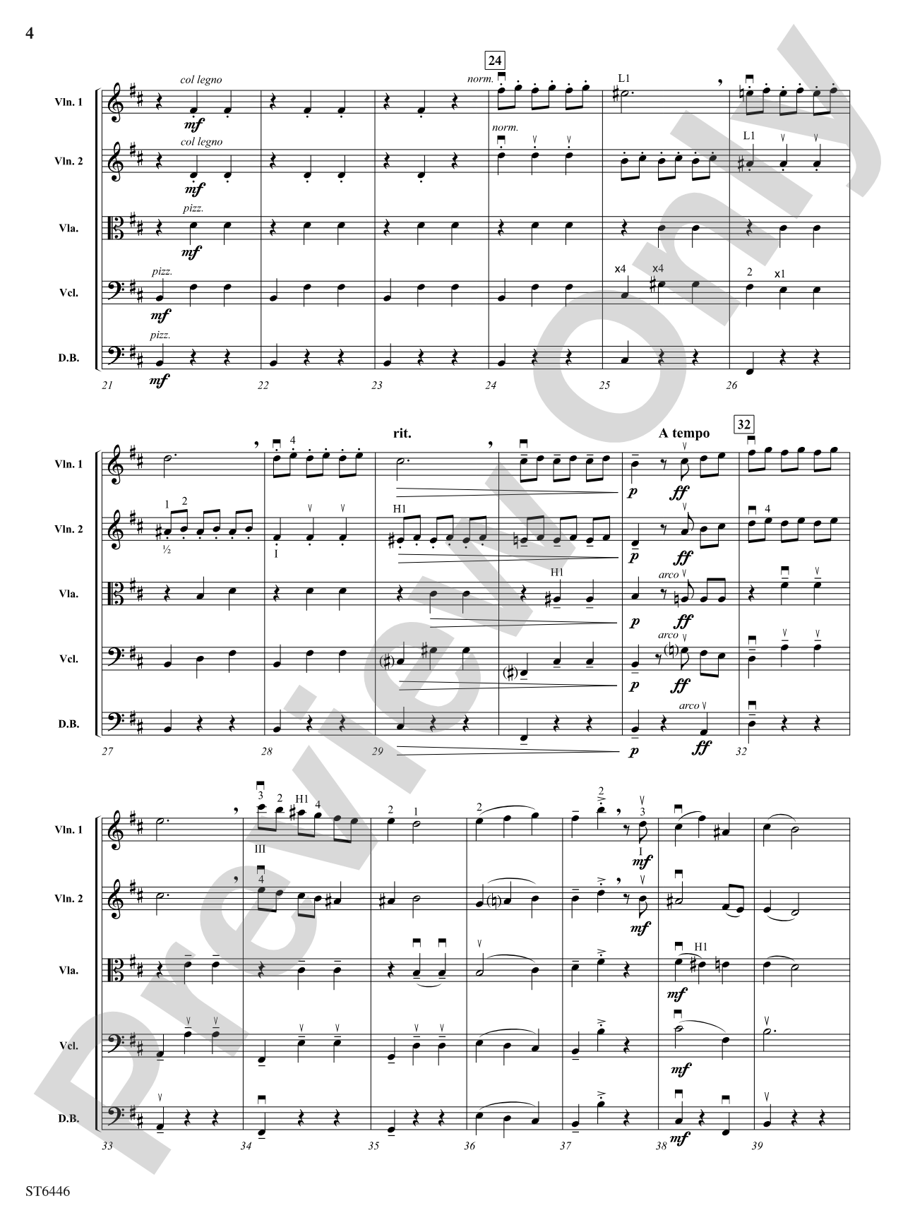 The Haunted Ballroom: String Orchestra Conductor Score & Parts