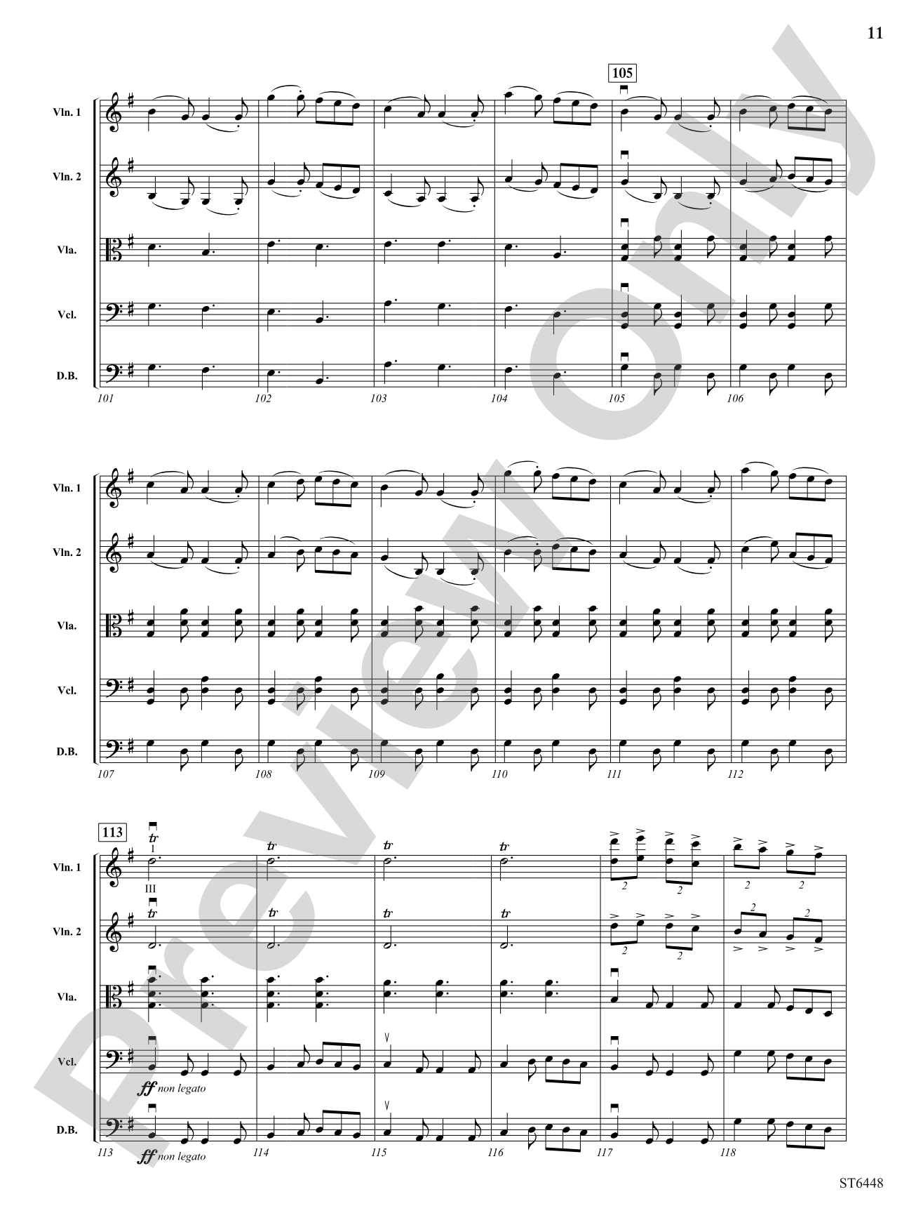 Second Suite: String Orchestra Conductor Score & Parts