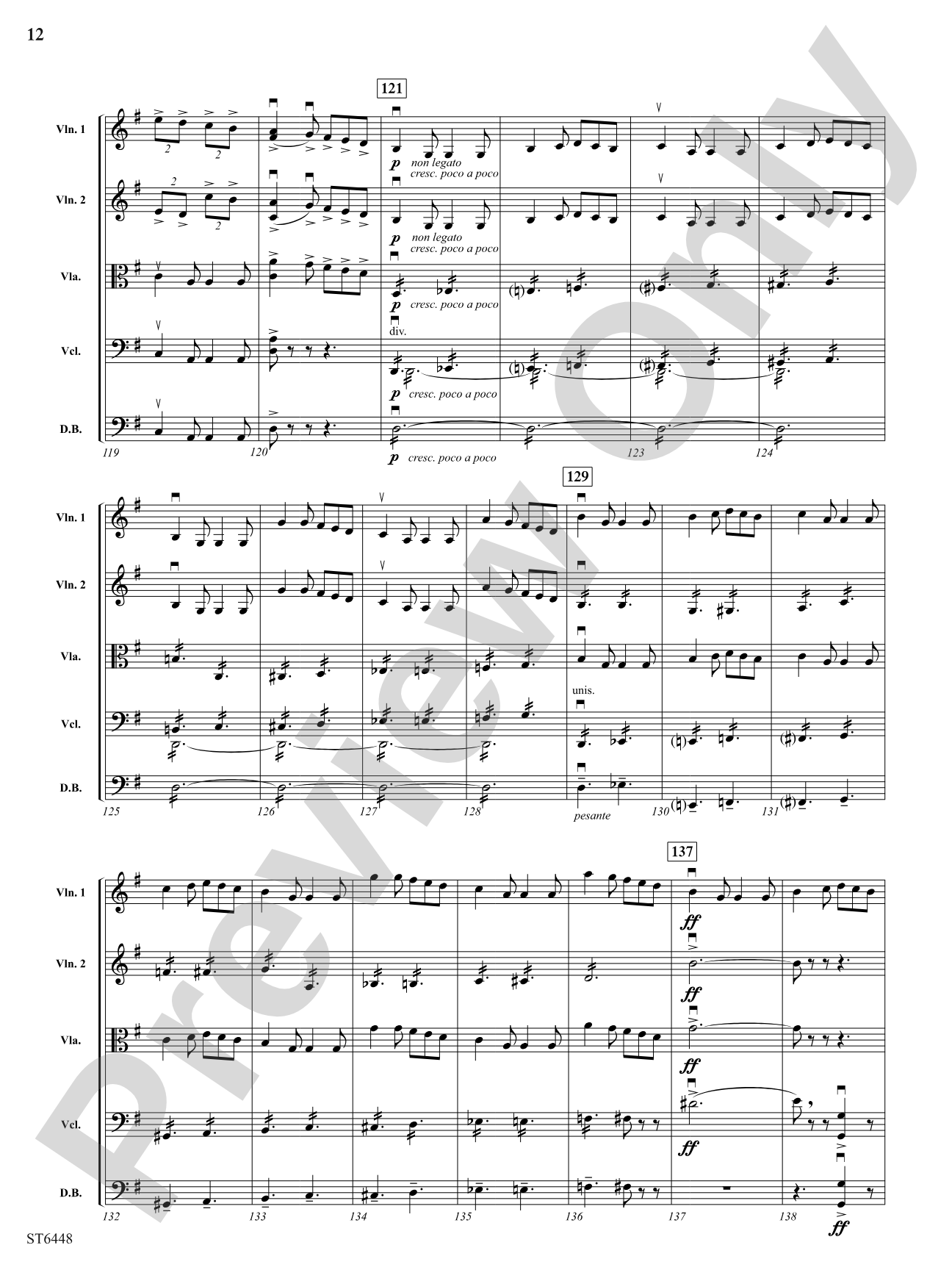 Second Suite: String Orchestra Conductor Score & Parts