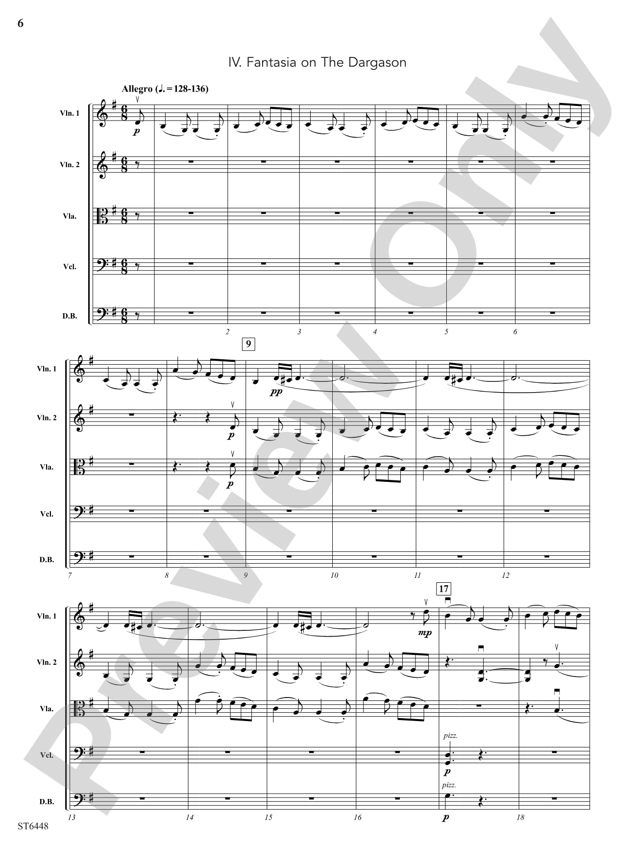 Second Suite: String Orchestra Conductor Score & Parts