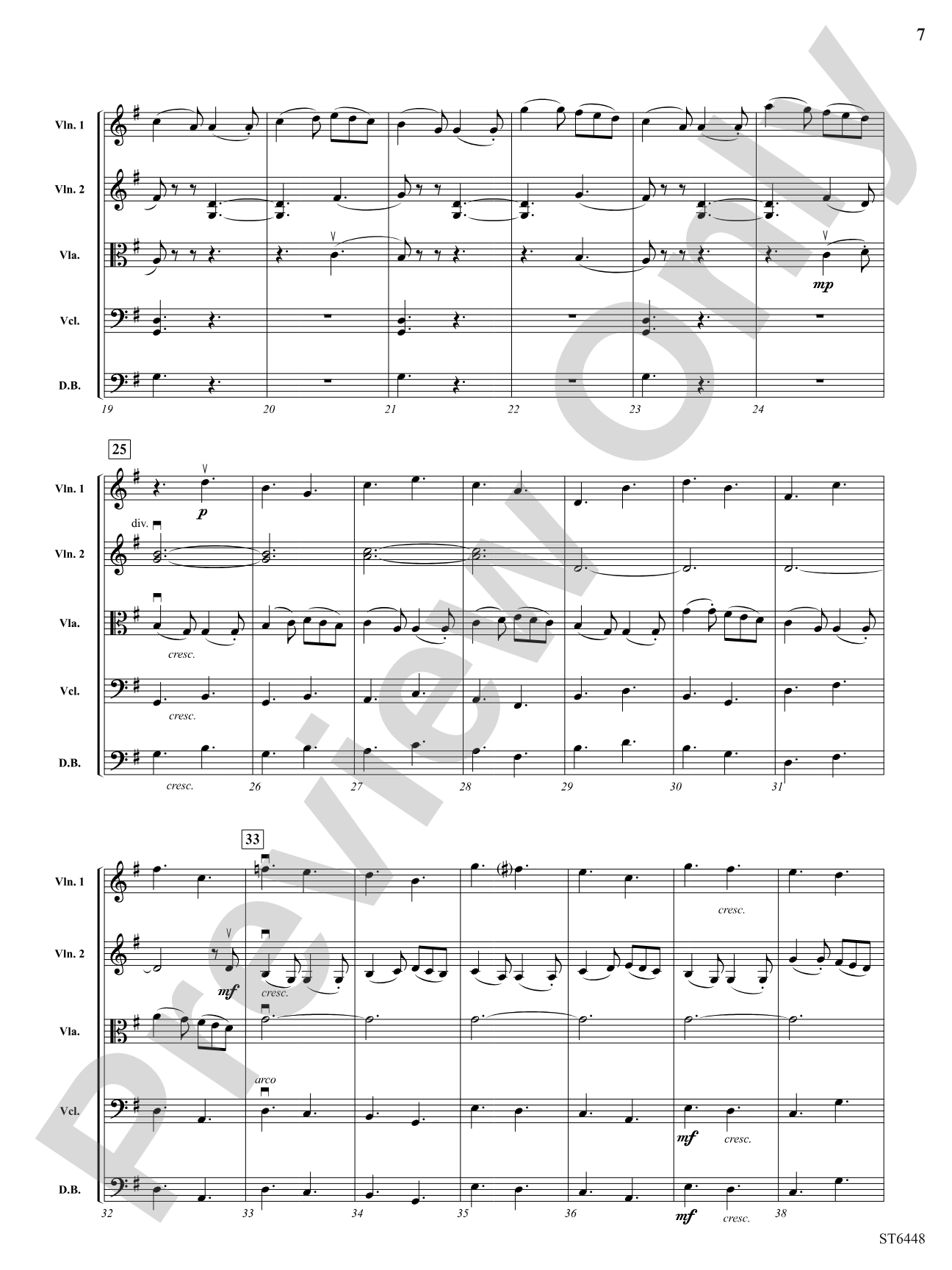 Second Suite: String Orchestra Conductor Score & Parts