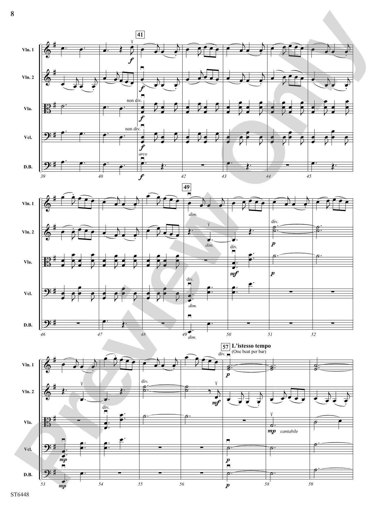 Second Suite: String Orchestra Conductor Score & Parts