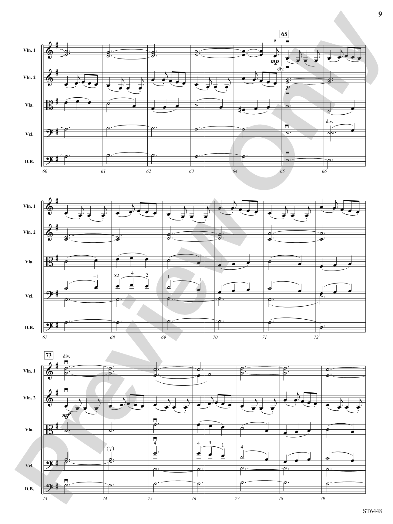Second Suite: String Orchestra Conductor Score & Parts