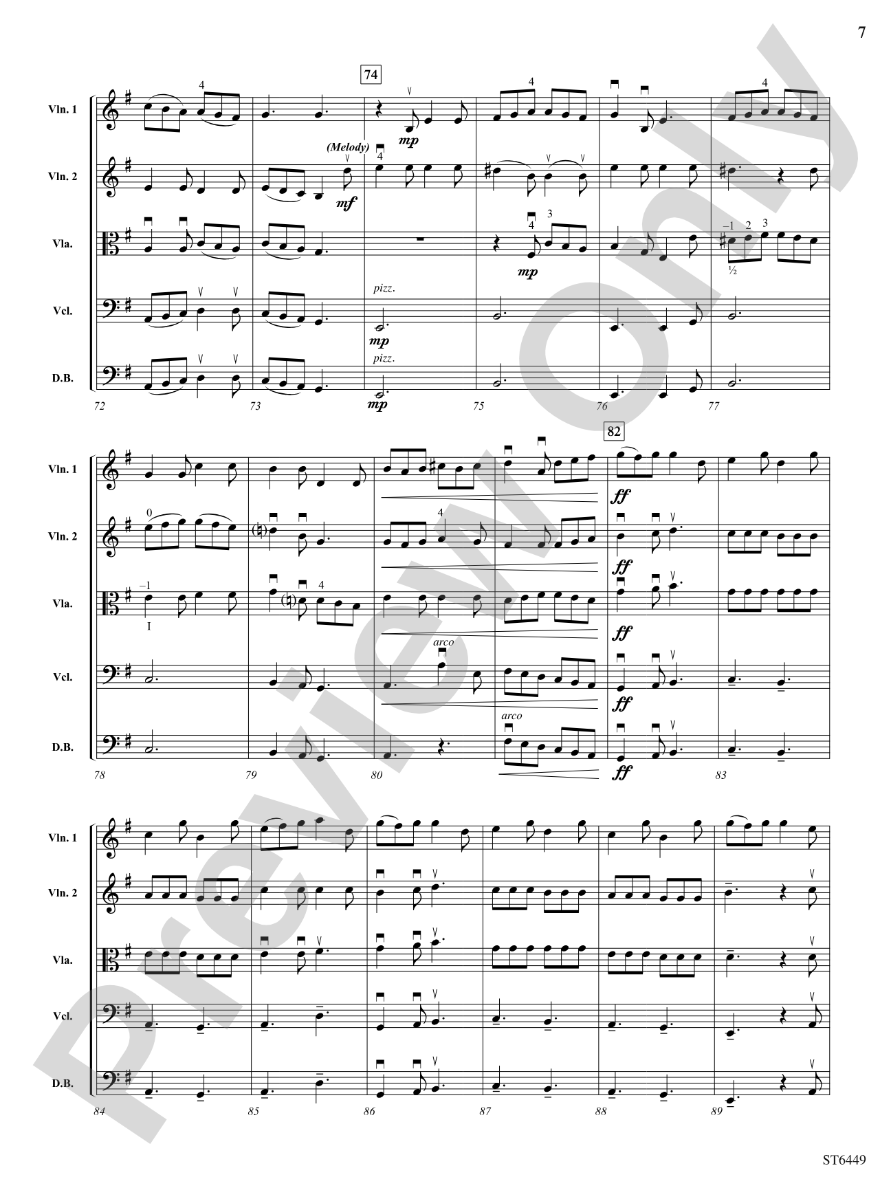 Sheehan's Pub Band: String Orchestra Conductor Score & Parts