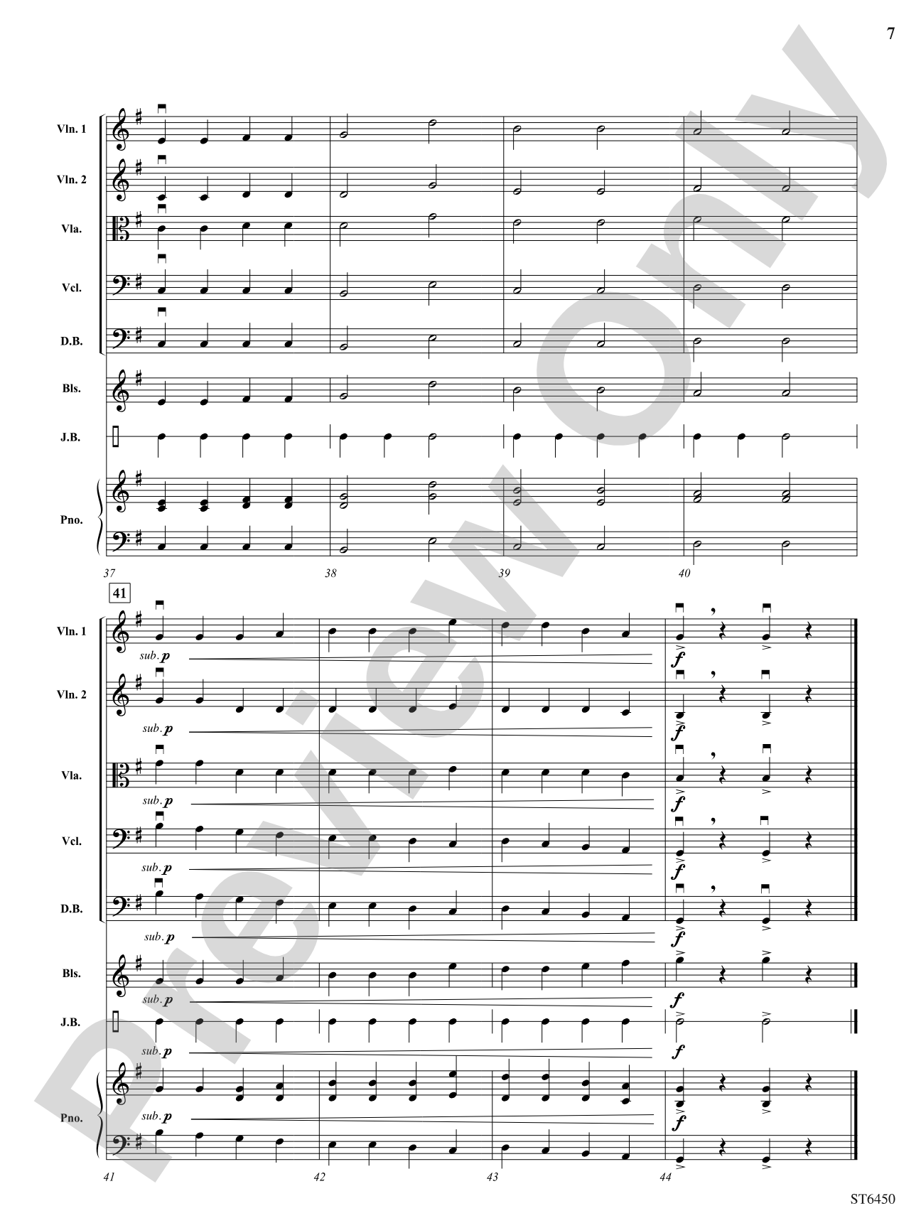 Sleigh Ride in the Park: String Orchestra Conductor Score & Parts