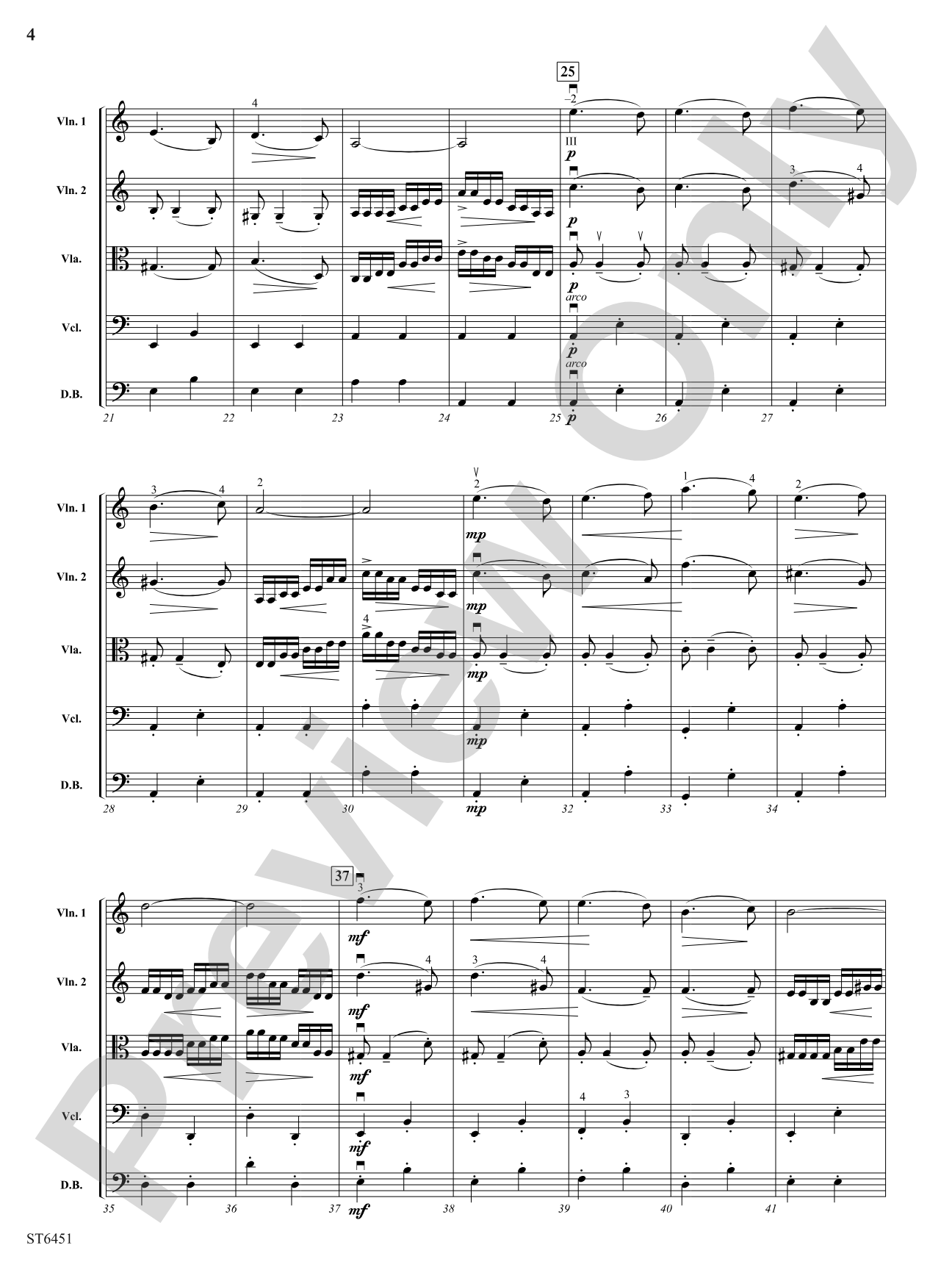 Hungarian Dance No. 1: String Orchestra Conductor Score & Parts