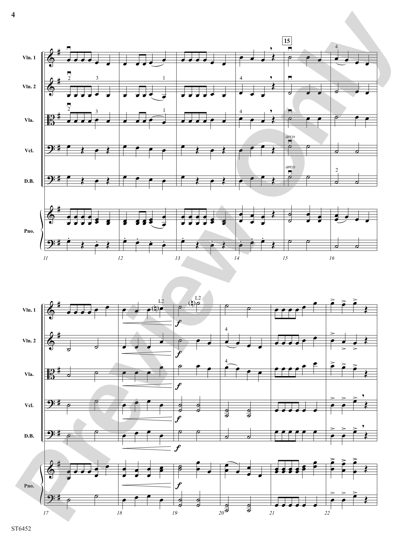 Chatter with the Angels: String Orchestra Conductor Score & Parts