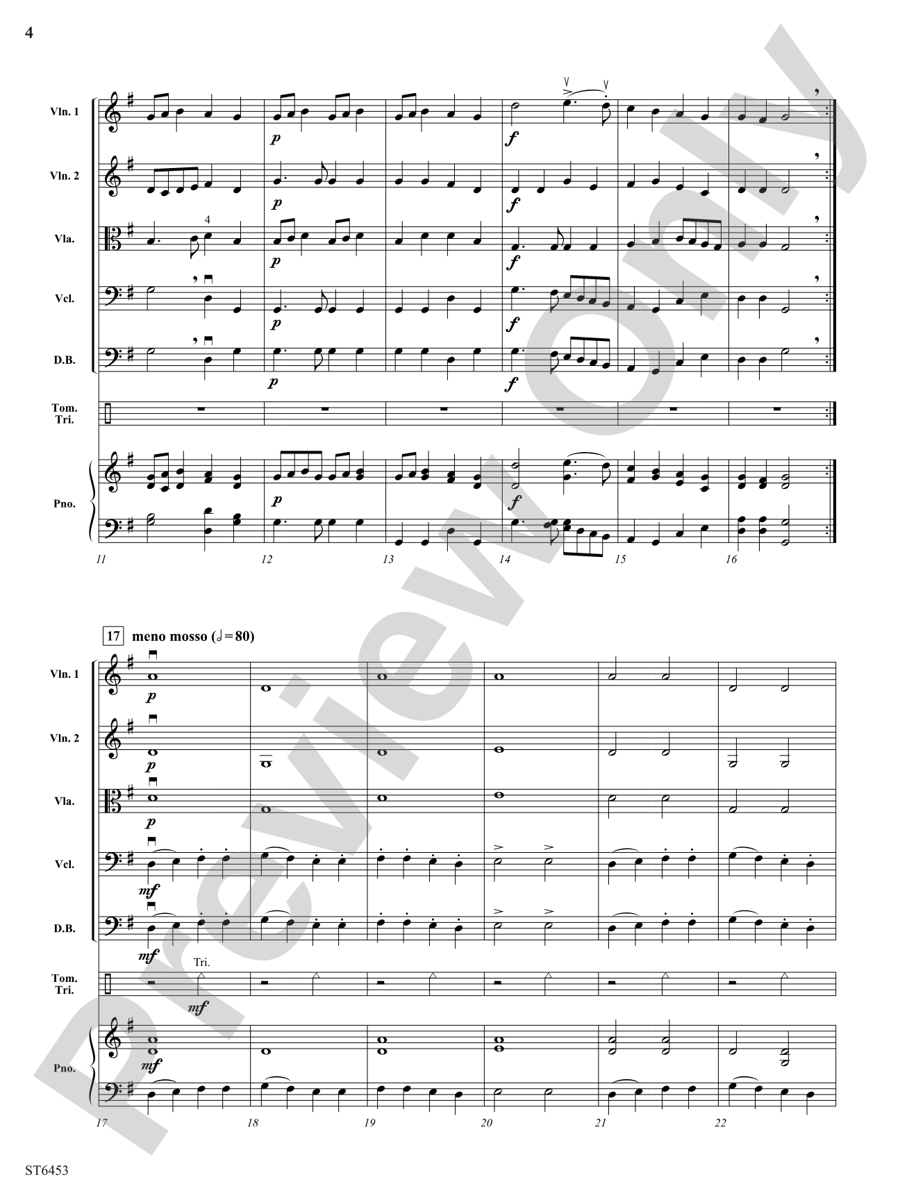 Dueling French Dances: String Orchestra Conductor Score & Parts