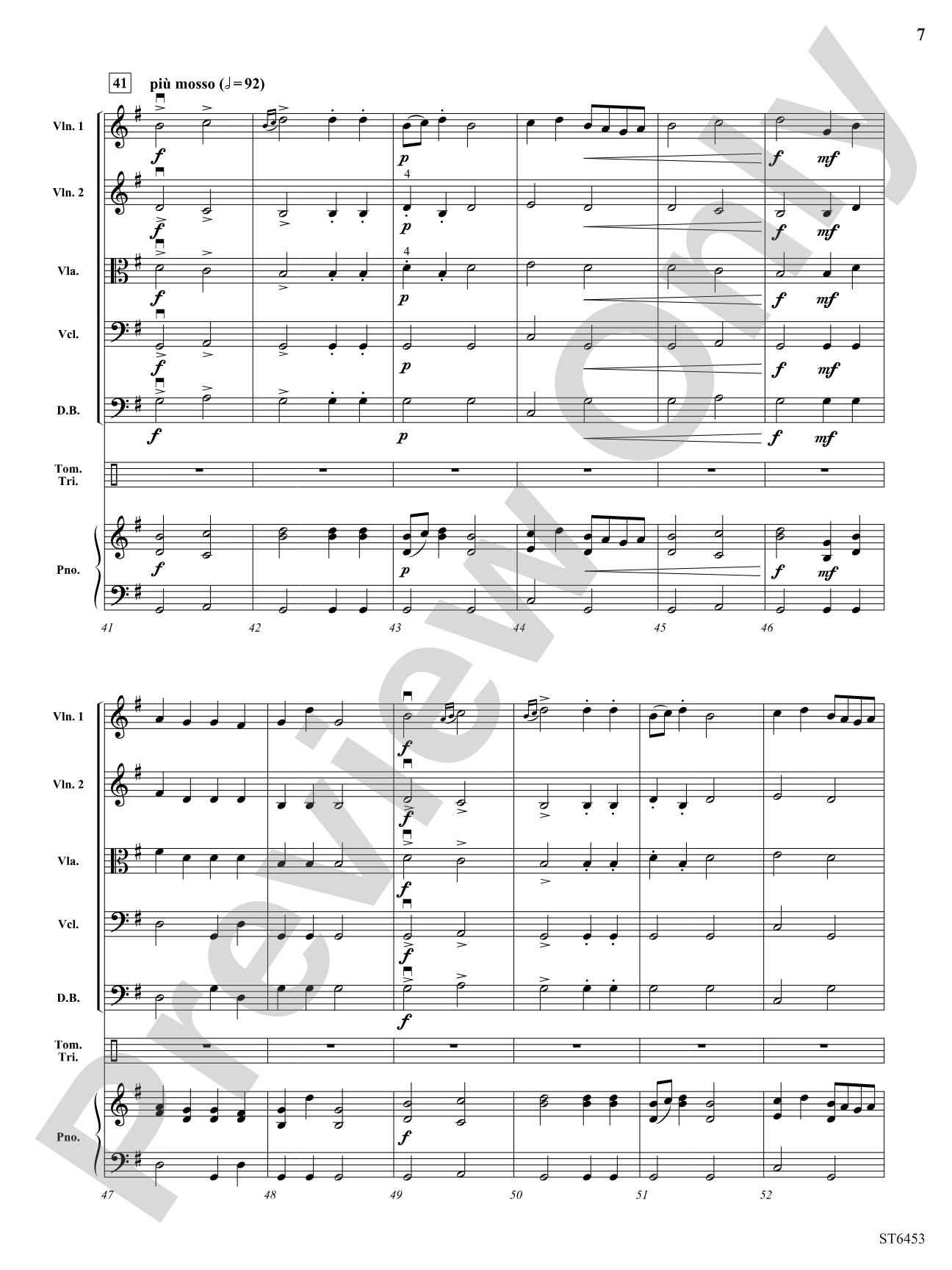 Dueling French Dances: String Orchestra Conductor Score & Parts