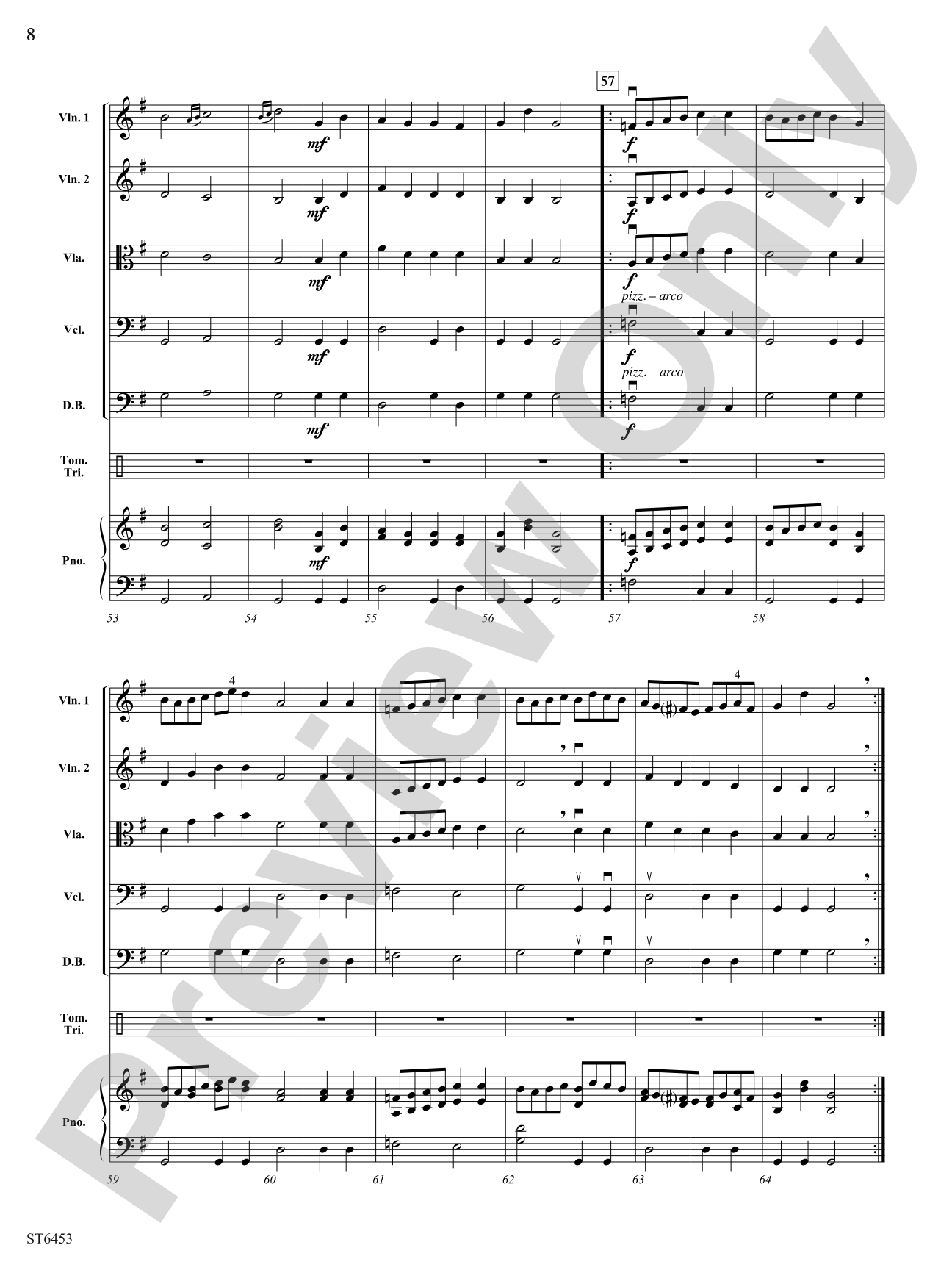 Dueling French Dances: String Orchestra Conductor Score & Parts