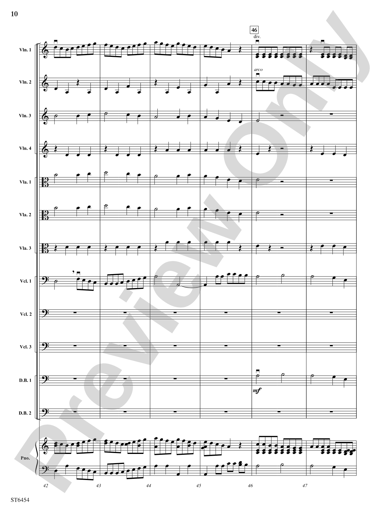 Electric Sinfonia: String Orchestra Conductor Score & Parts