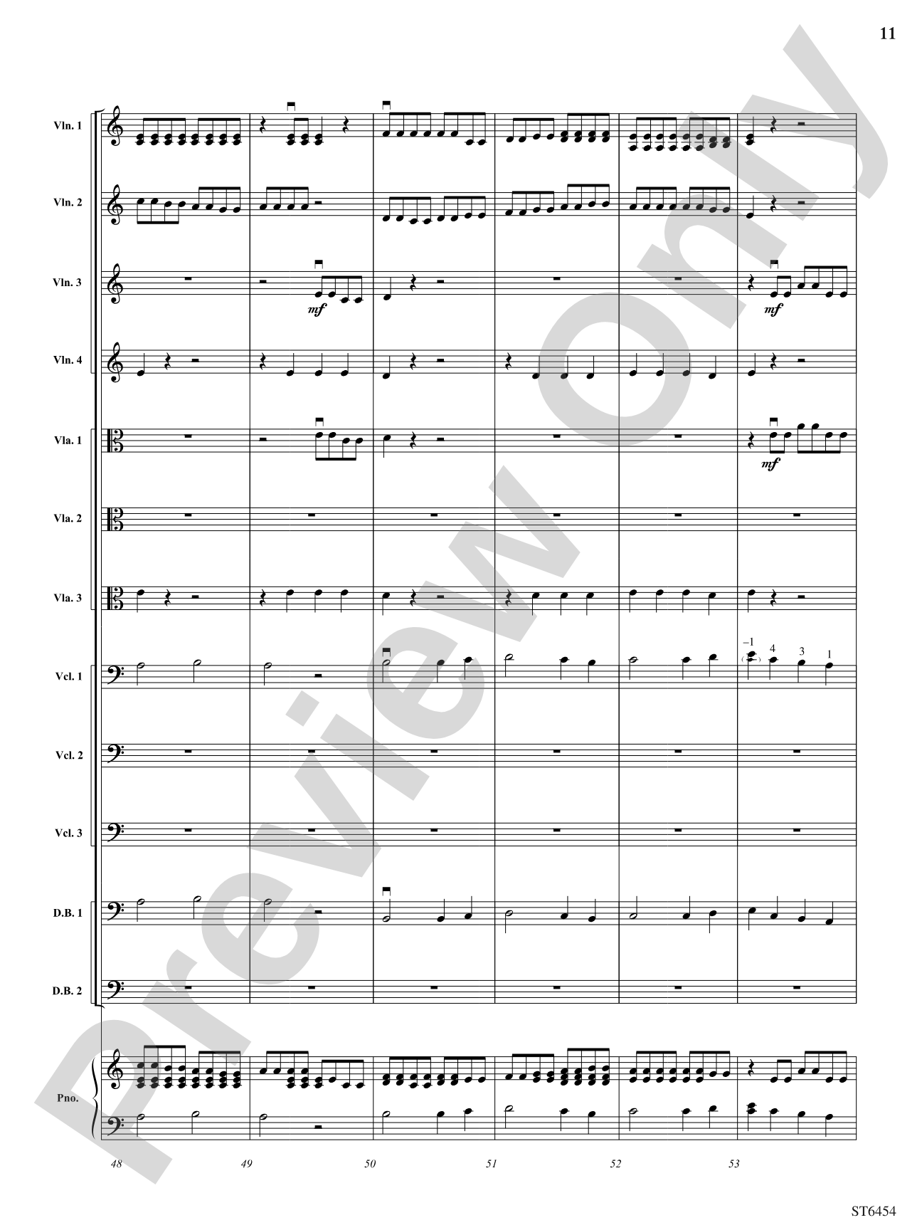 Electric Sinfonia: String Orchestra Conductor Score & Parts