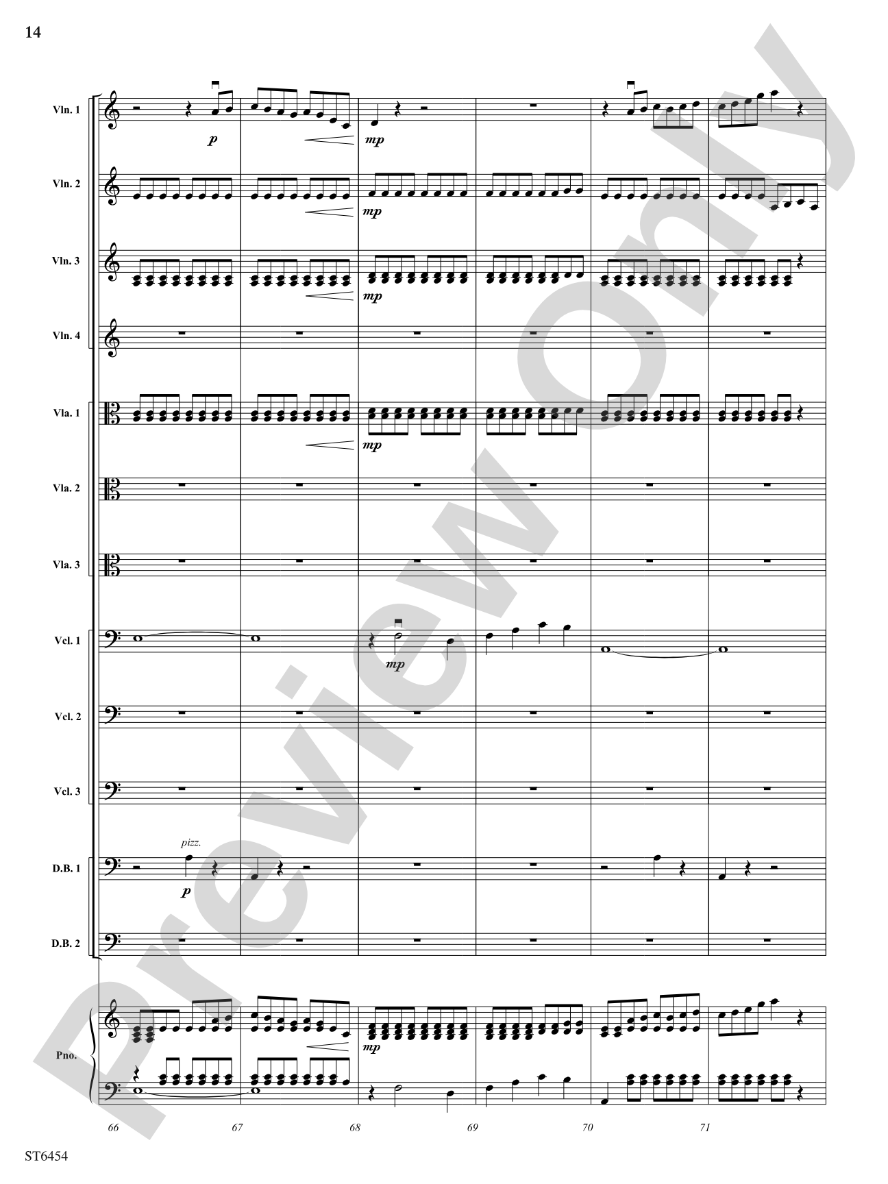 Electric Sinfonia: String Orchestra Conductor Score & Parts