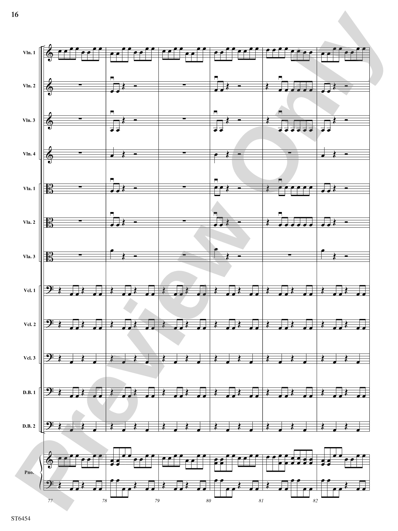 Electric Sinfonia: String Orchestra Conductor Score & Parts