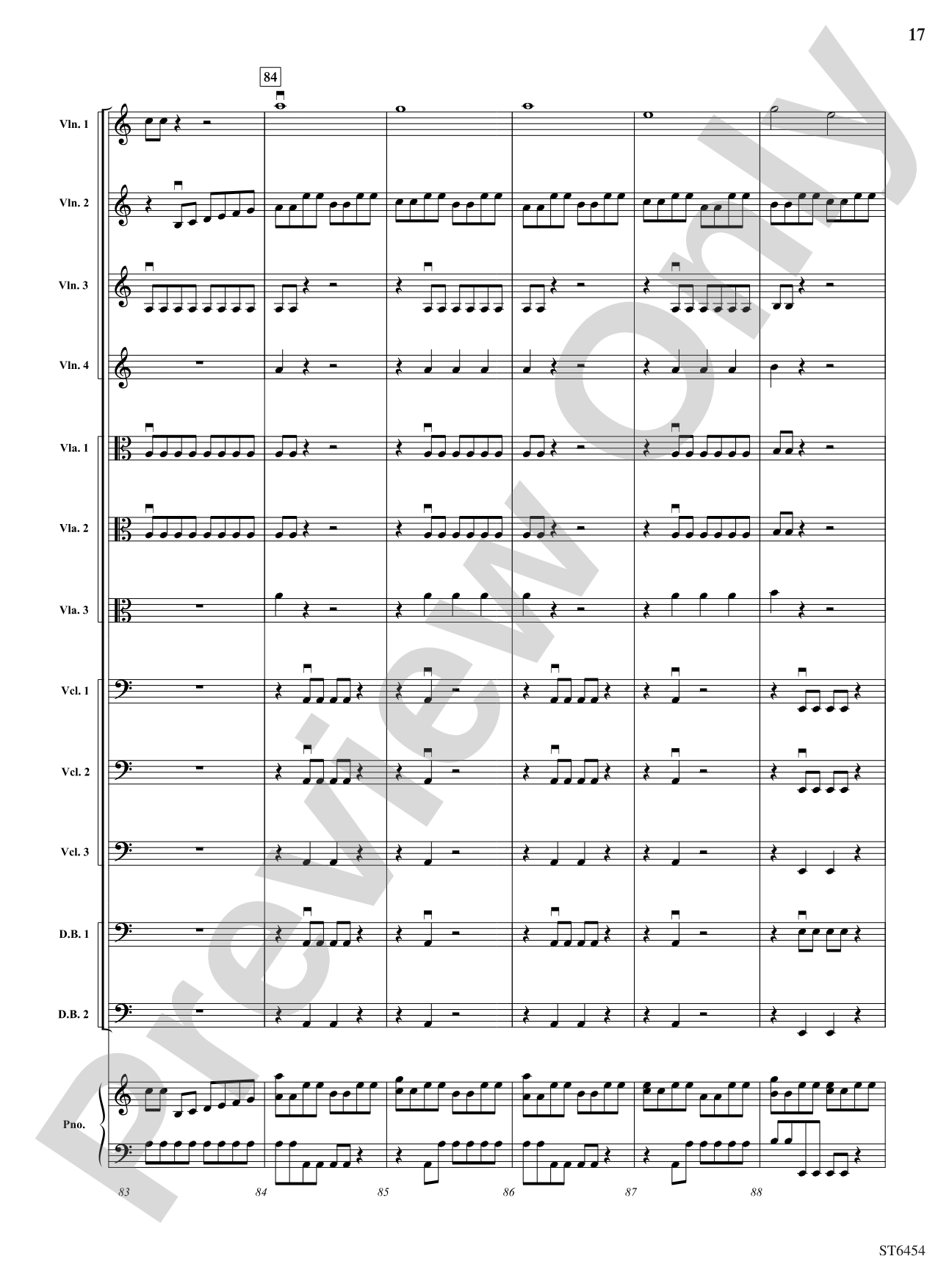 Electric Sinfonia: String Orchestra Conductor Score & Parts
