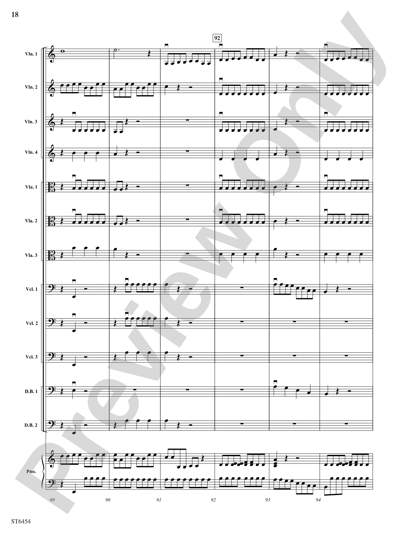 Electric Sinfonia: String Orchestra Conductor Score & Parts