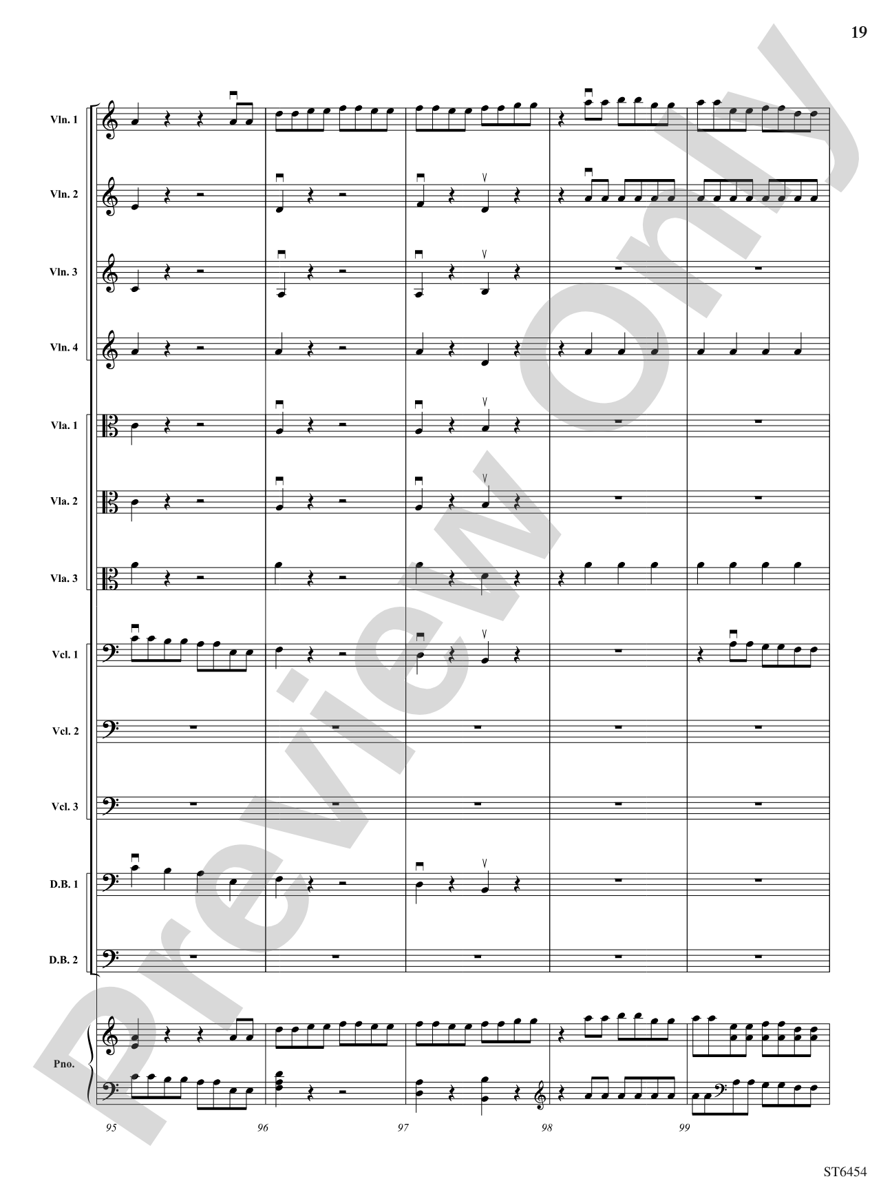 Electric Sinfonia: String Orchestra Conductor Score & Parts