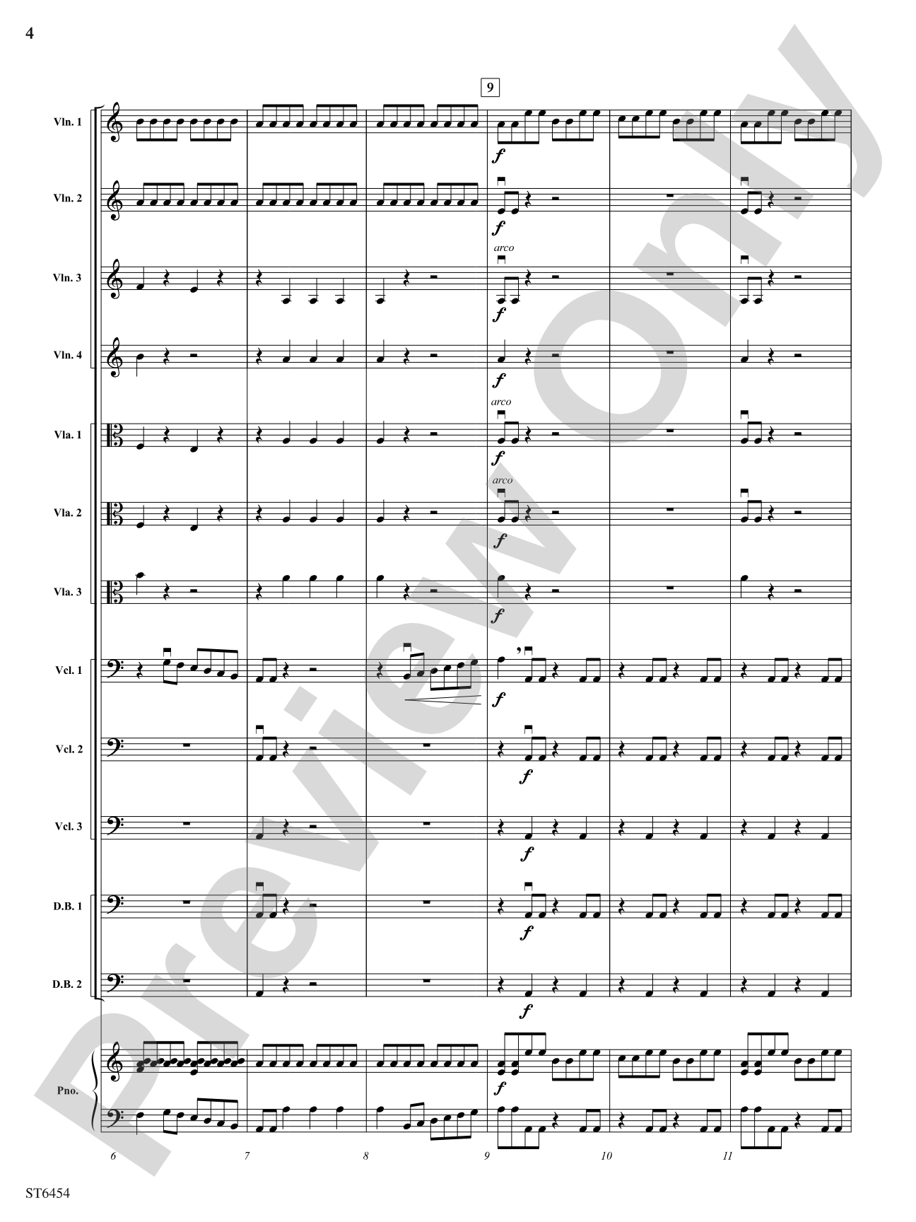 Electric Sinfonia: String Orchestra Conductor Score & Parts