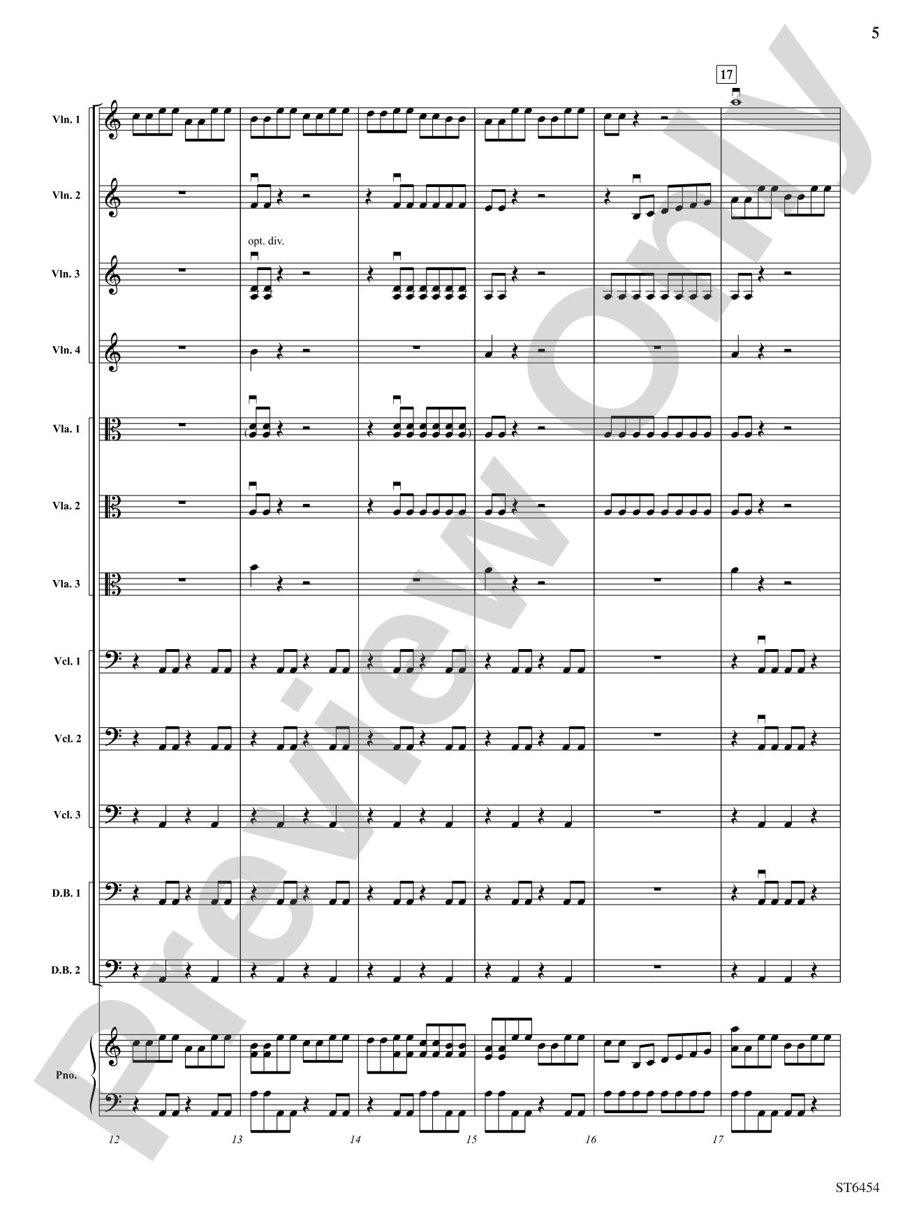 Electric Sinfonia: String Orchestra Conductor Score & Parts