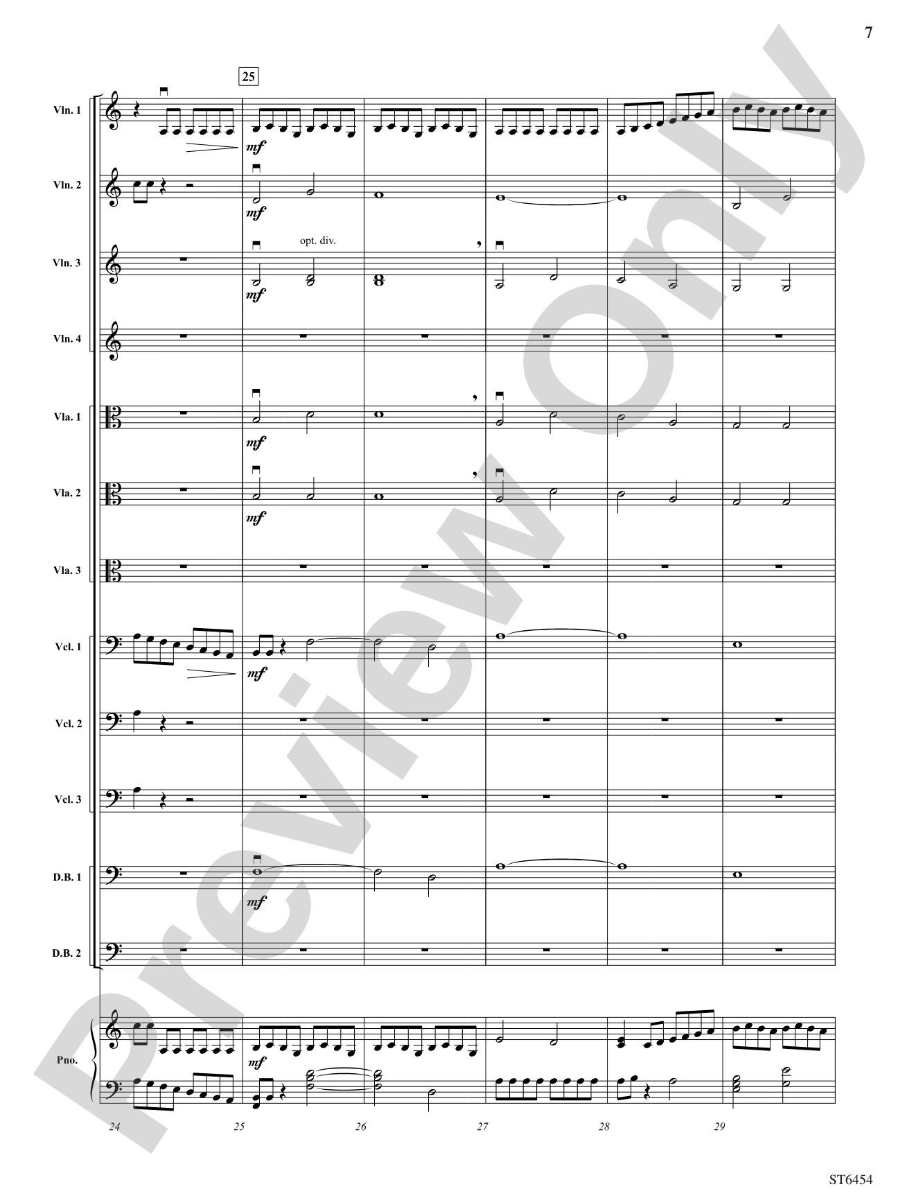 Electric Sinfonia: String Orchestra Conductor Score & Parts