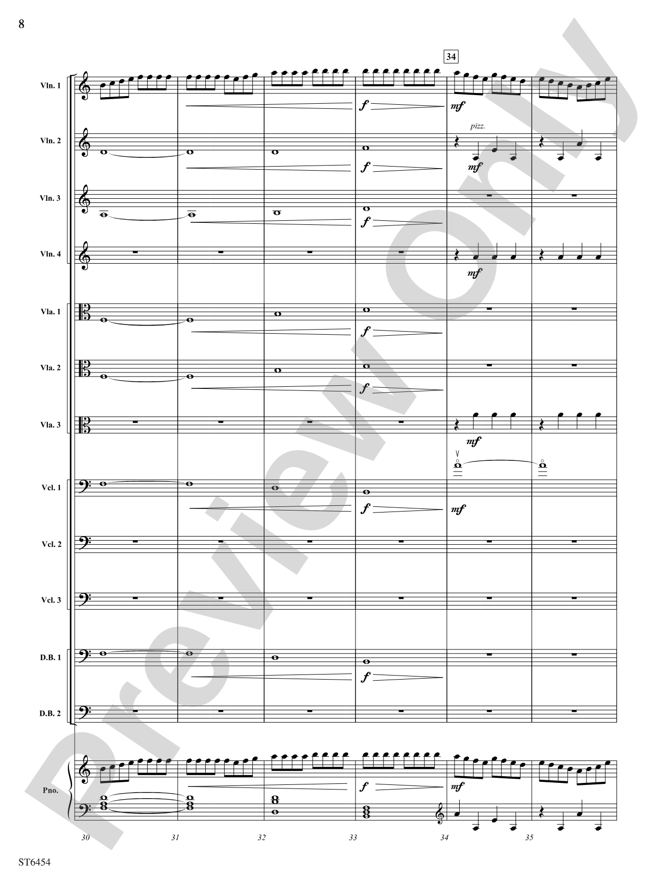 Electric Sinfonia: String Orchestra Conductor Score & Parts
