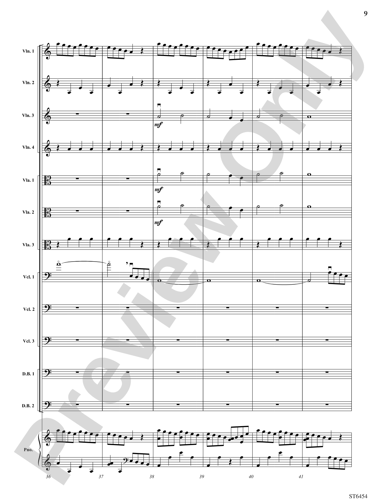 Electric Sinfonia: String Orchestra Conductor Score & Parts