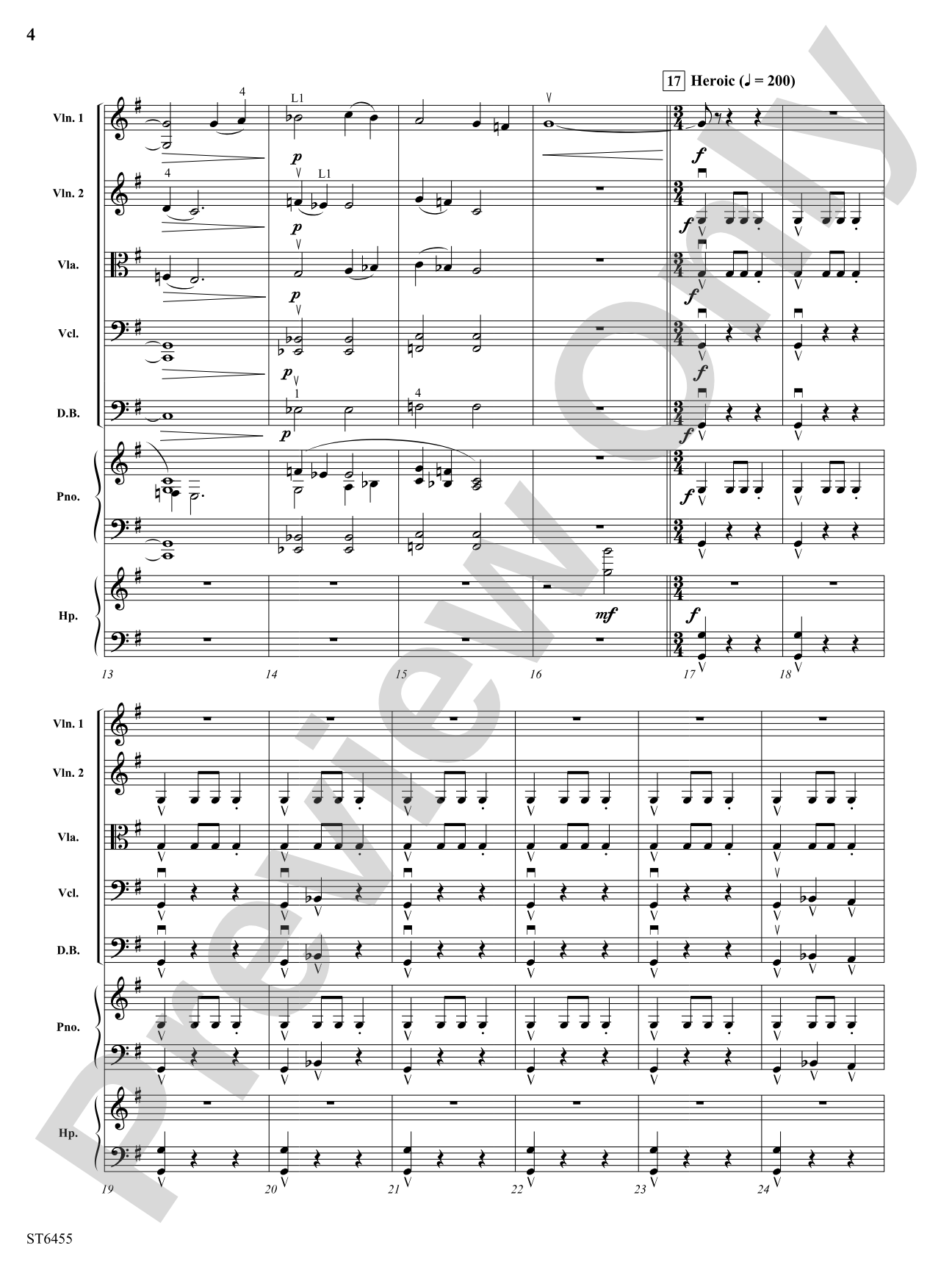 Rise of the Olympians: String Orchestra Conductor Score & Parts