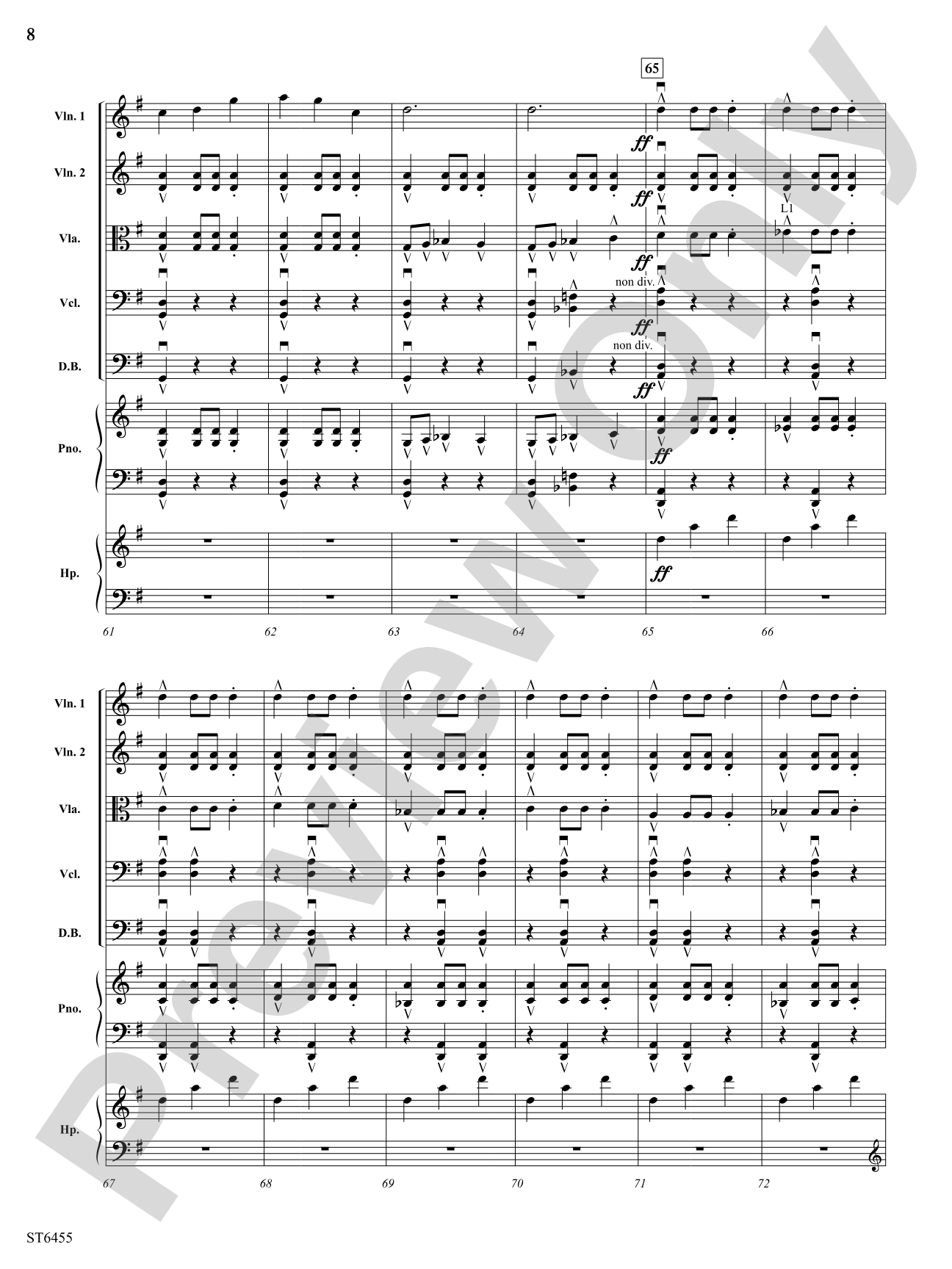 Rise of the Olympians: String Orchestra Conductor Score & Parts
