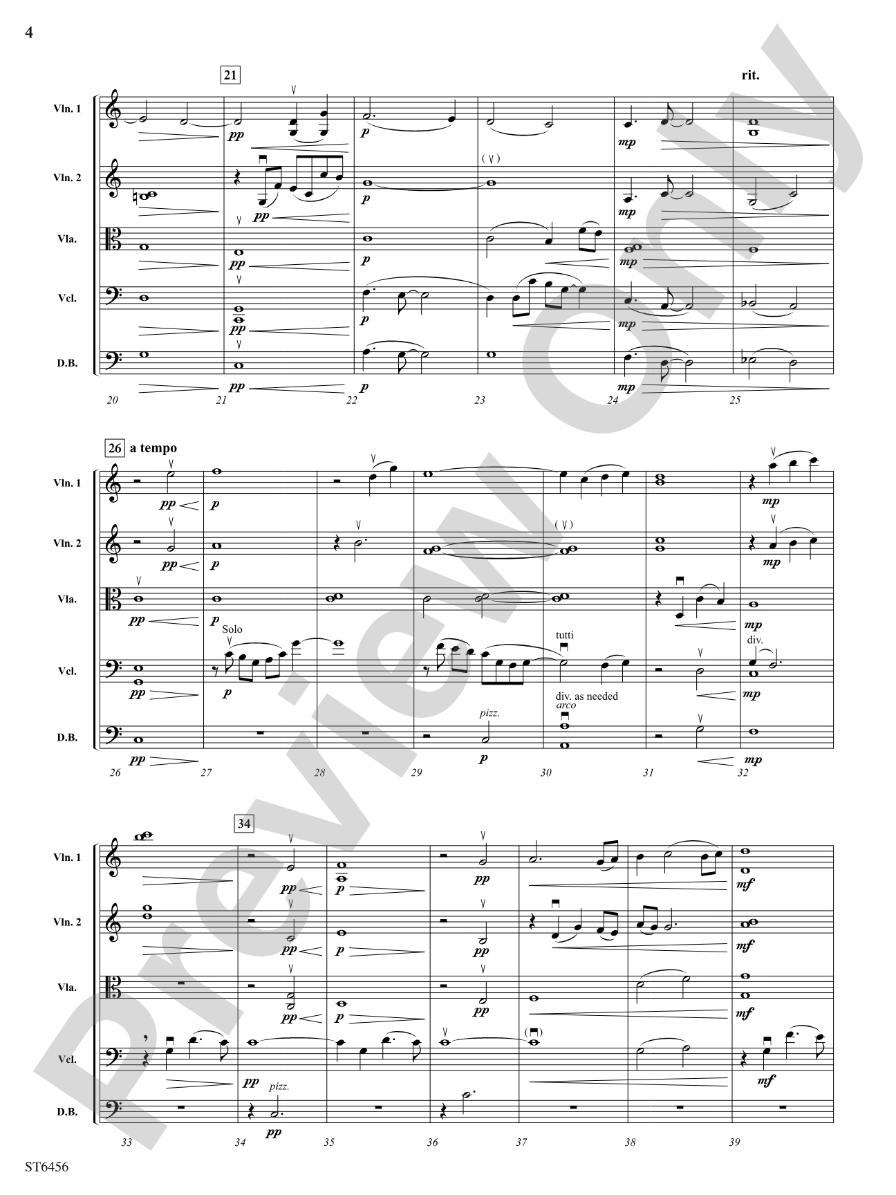 30,000 and Forever: String Orchestra Conductor Score & Parts