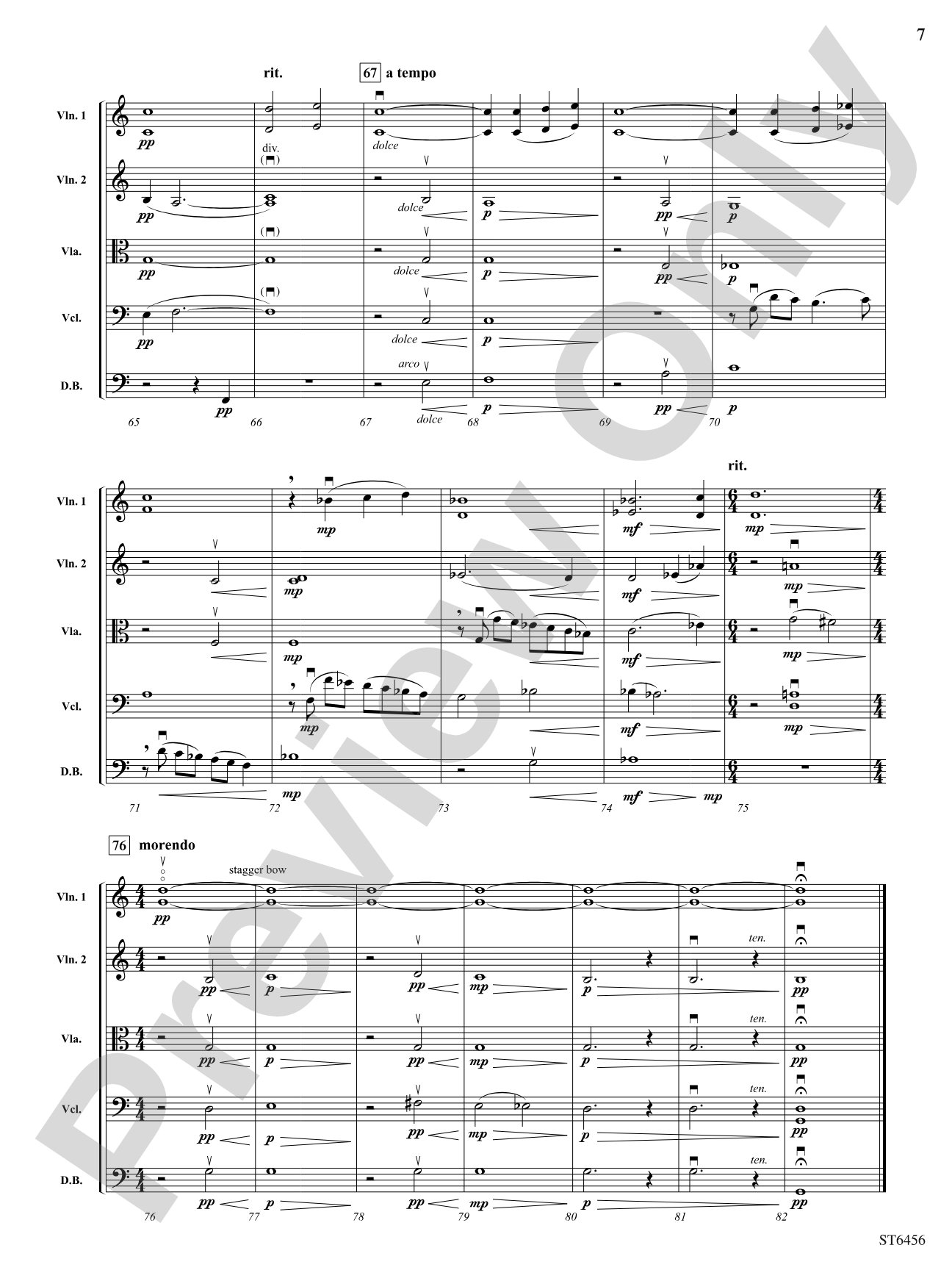 30,000 and Forever: String Orchestra Conductor Score & Parts