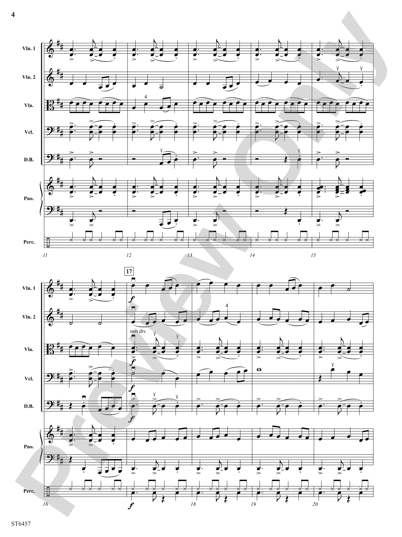 A Riverside Celebration: String Orchestra Conductor Score & Parts