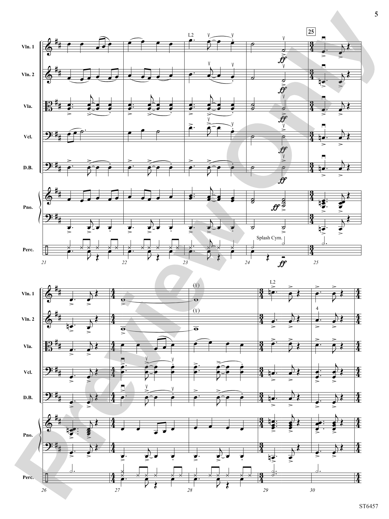 A Riverside Celebration: String Orchestra Conductor Score & Parts