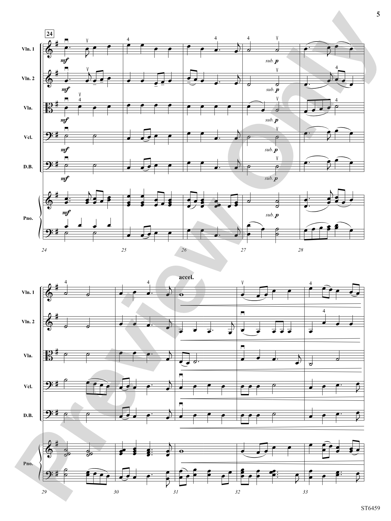 A Midwinter Fantasy: String Orchestra Conductor Score & Parts