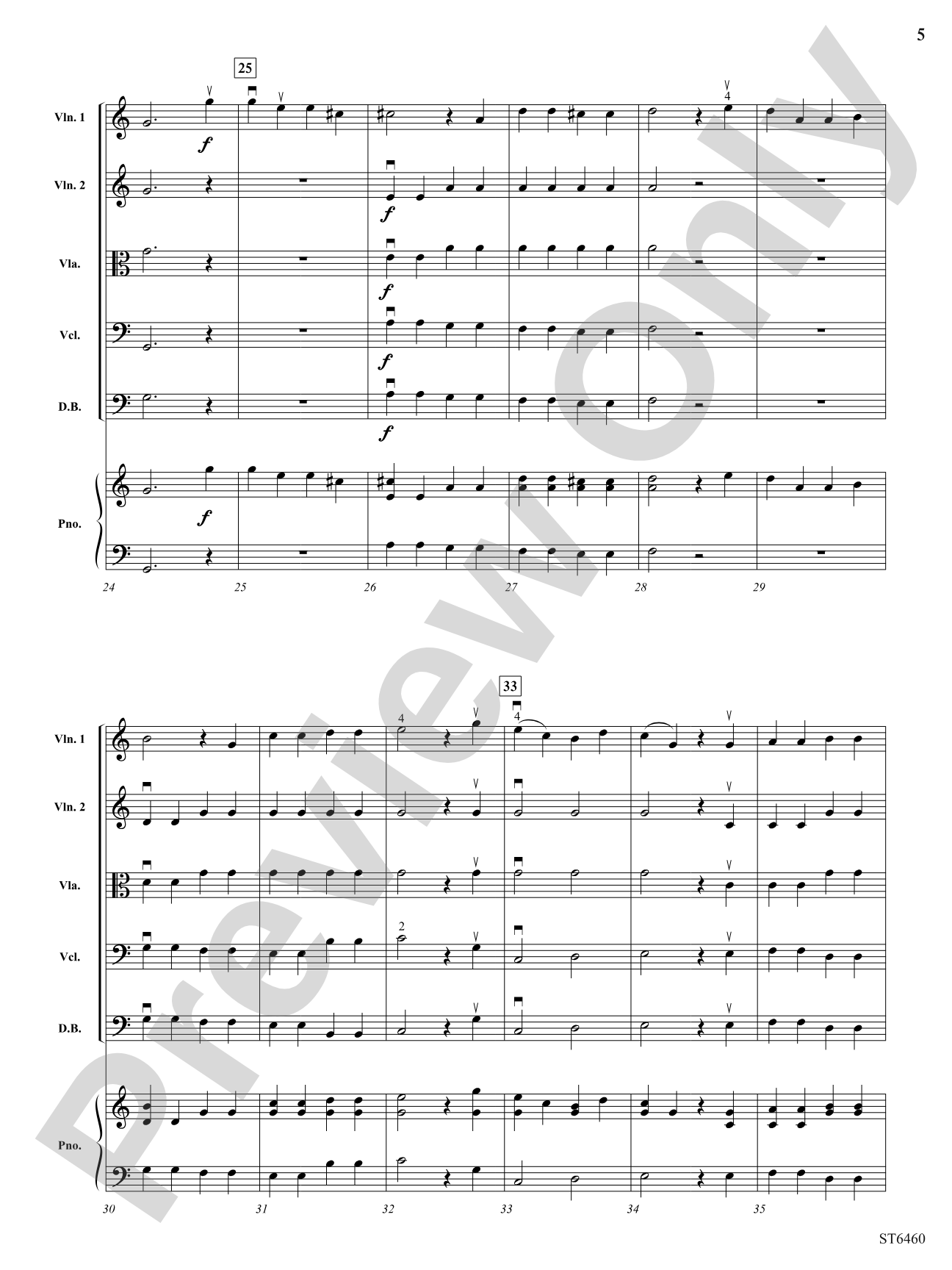 A Mozart Allegro: String Orchestra Conductor Score & Parts